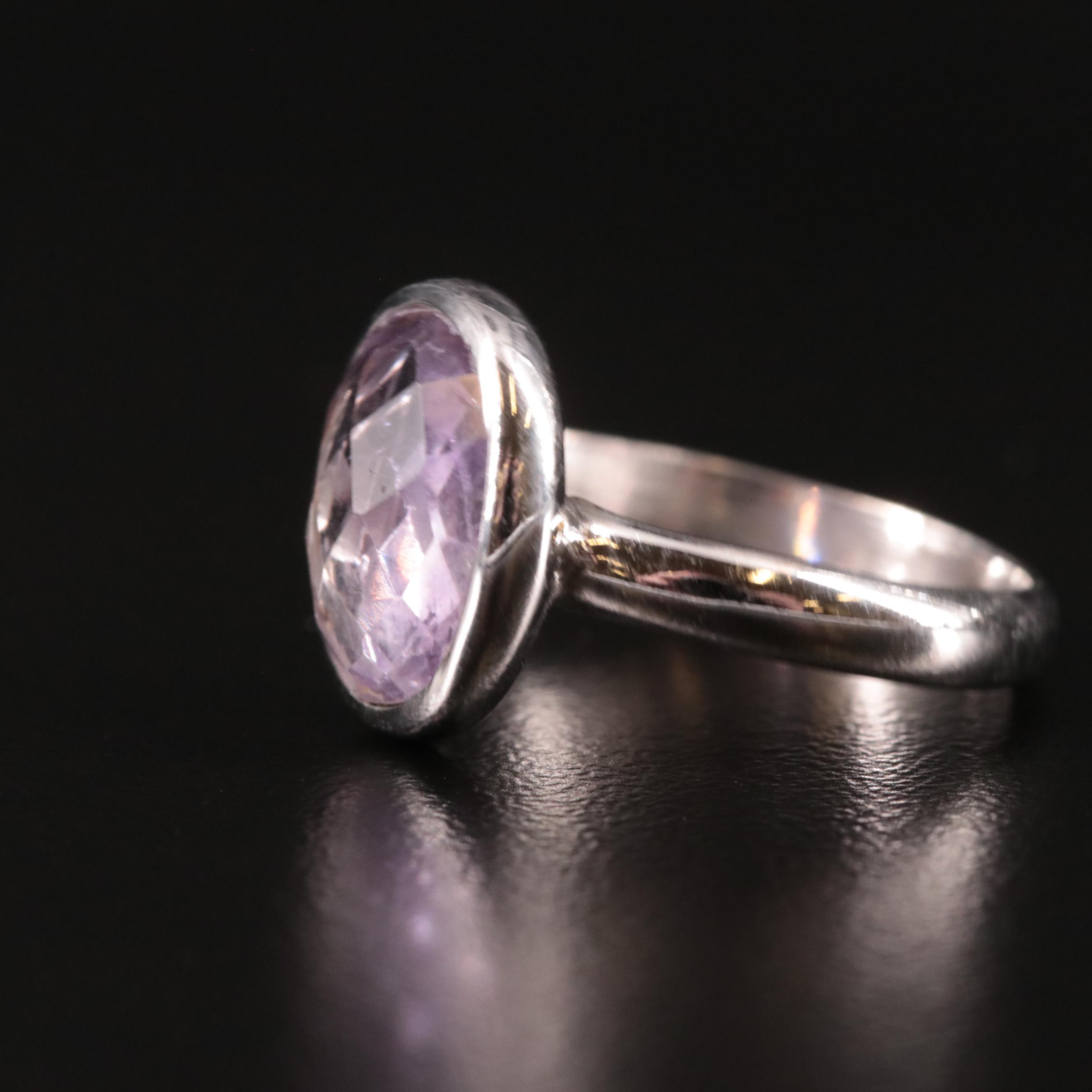 Sterling Amethyst Ring