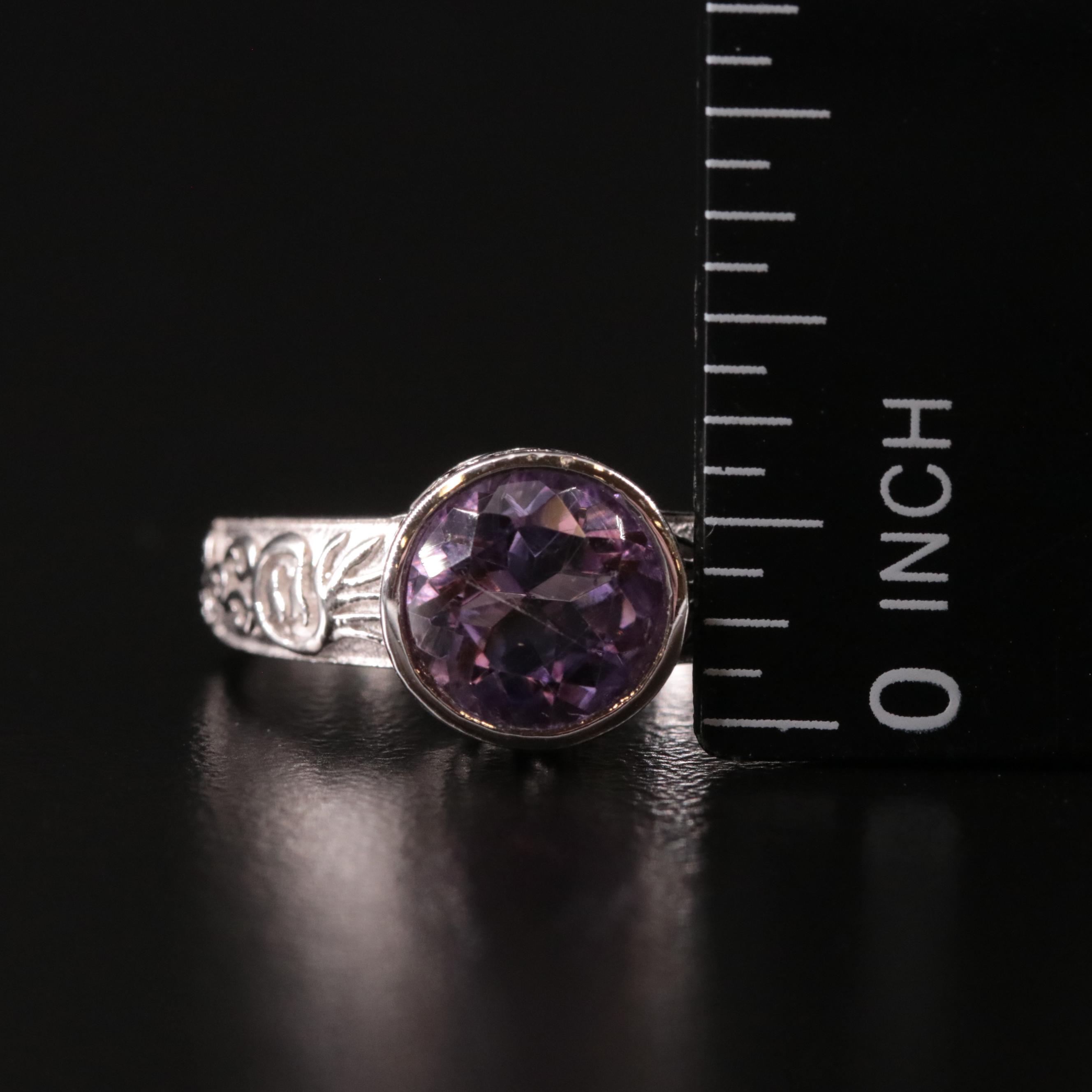 Sterling Amethyst Ring