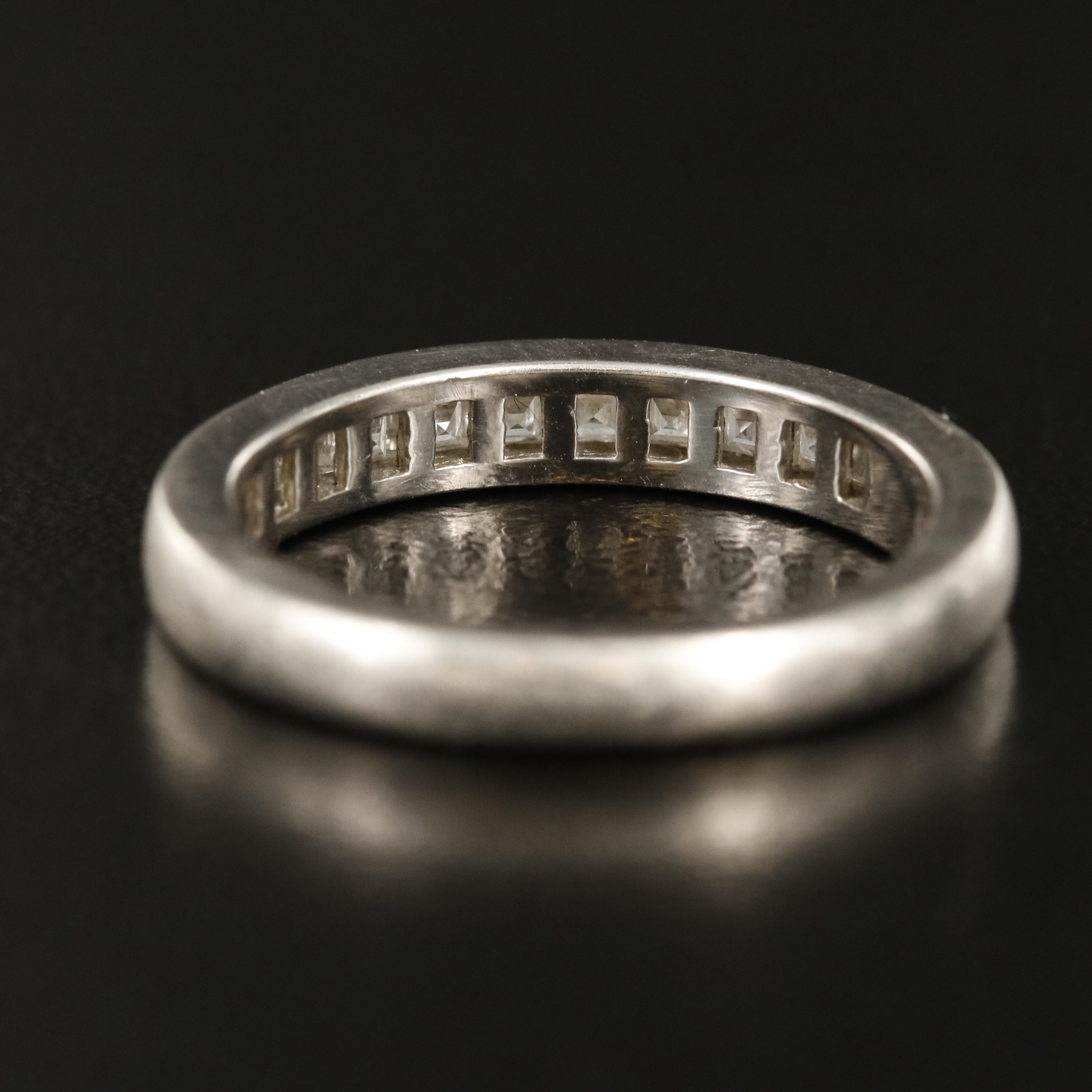 Tiffany & Co. Platinum 0.85 CTW Diamond Band