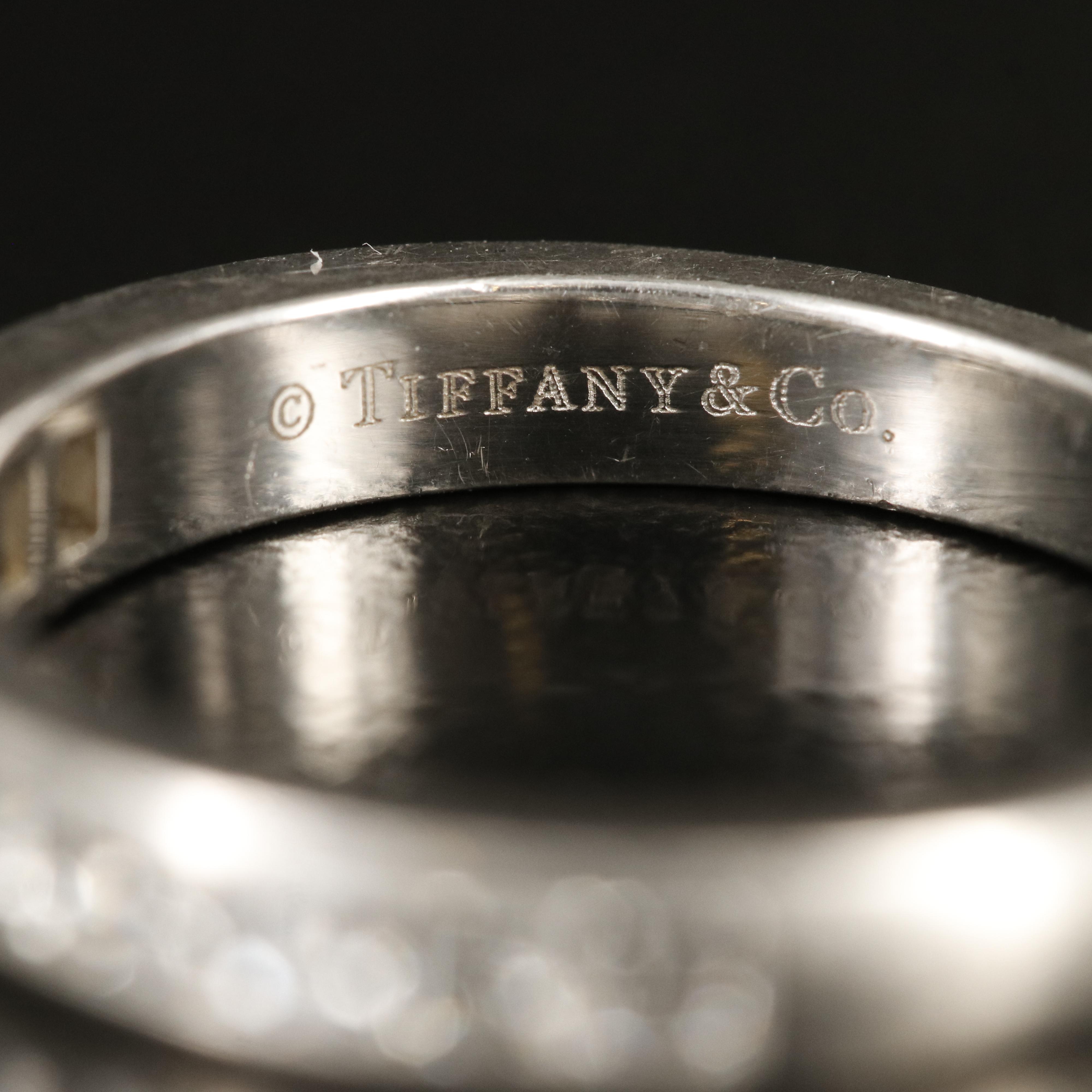 Tiffany & Co. Platinum 0.85 CTW Diamond Band