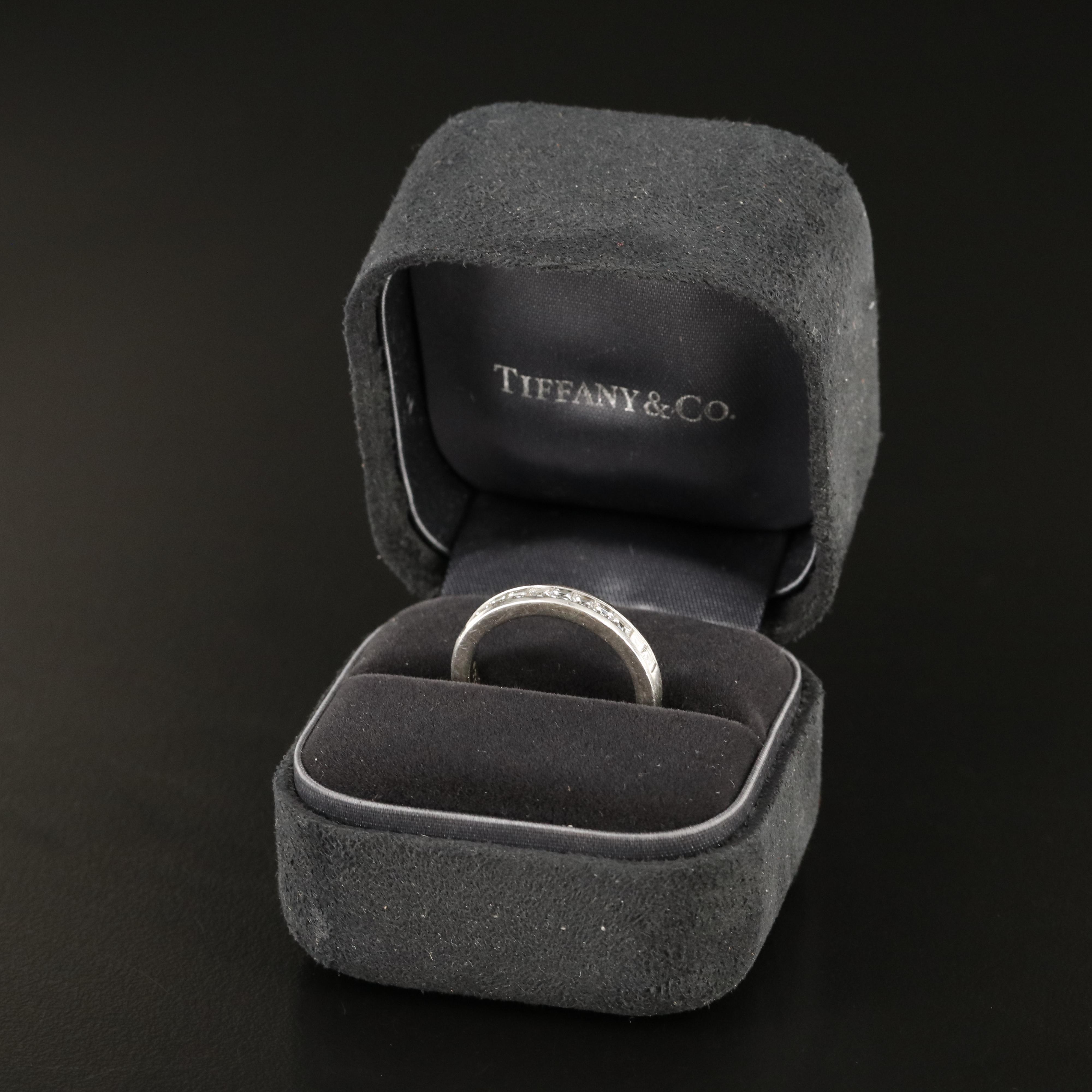 Tiffany & Co. Platinum 0.85 CTW Diamond Band