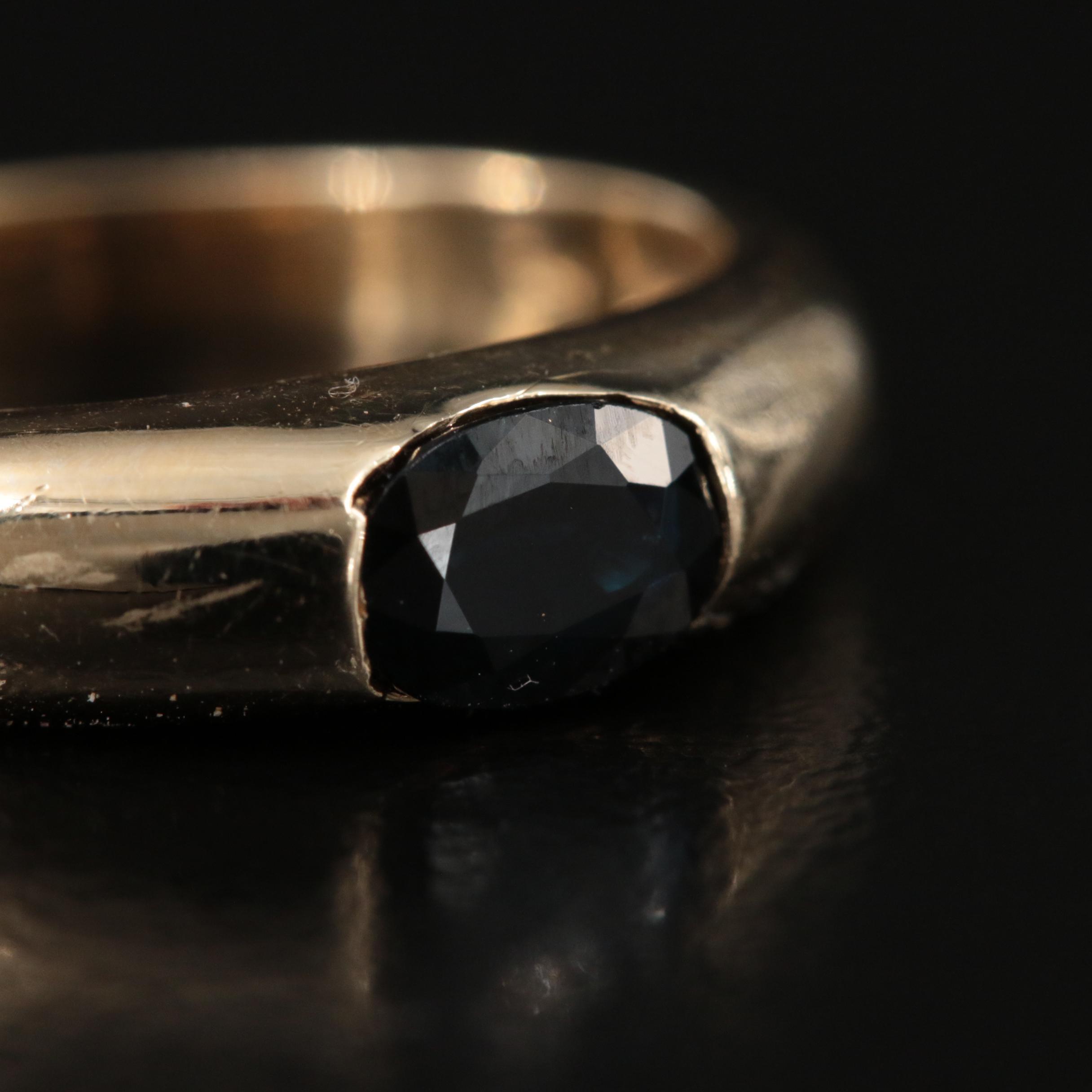 14K Sapphire Ring