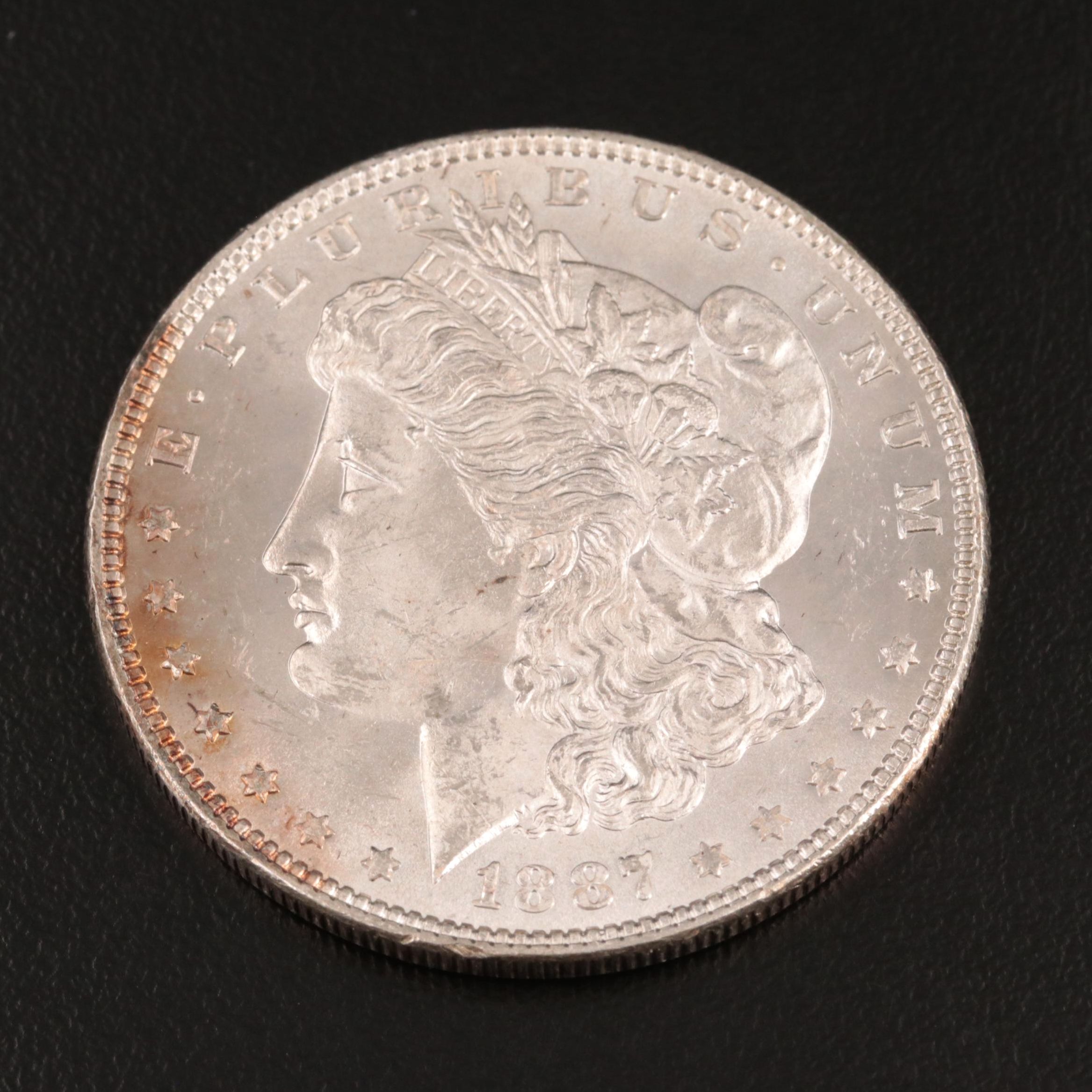 Uncirculated 1887 Morgan Silver Dollar
