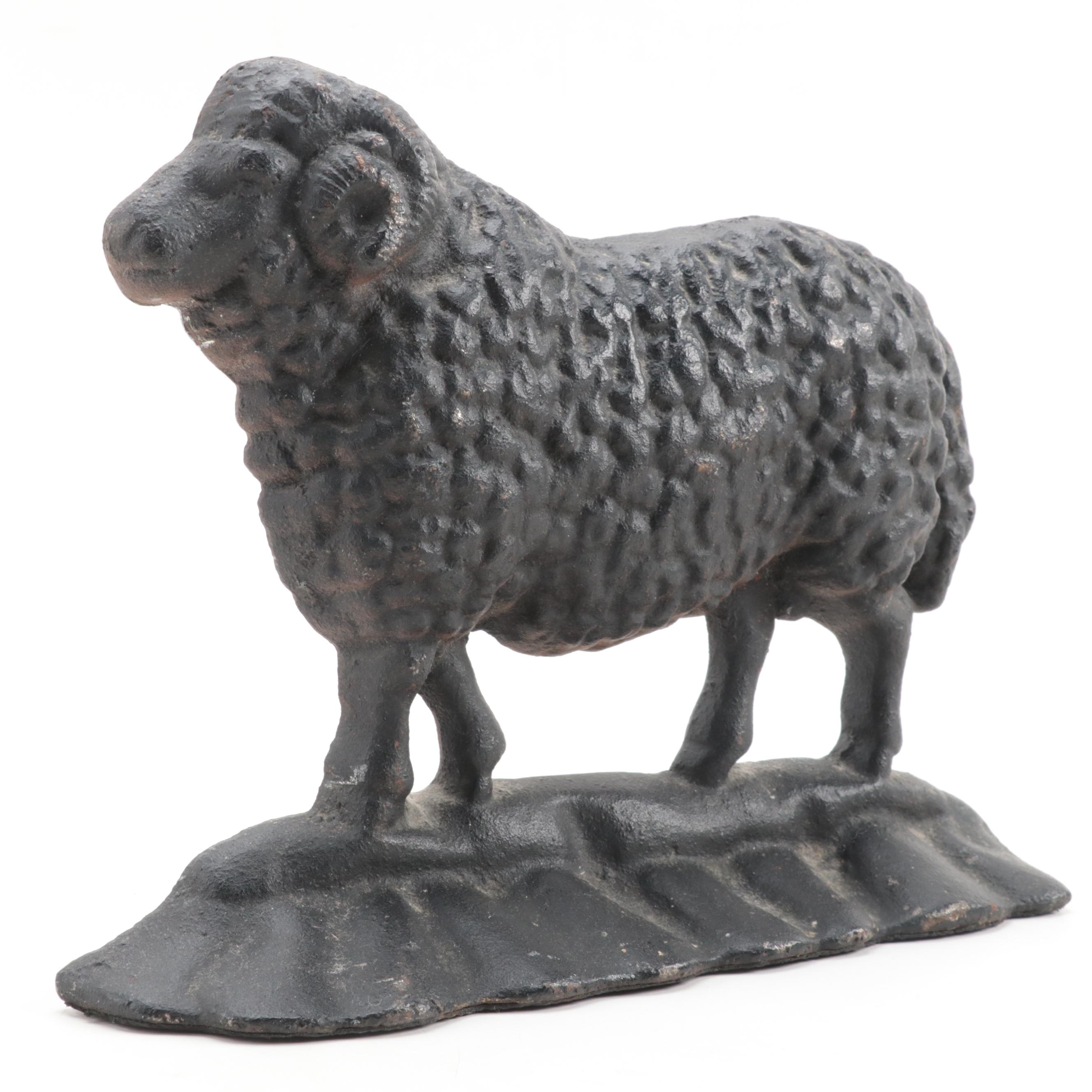 Cast Iron Sheep Doorstop