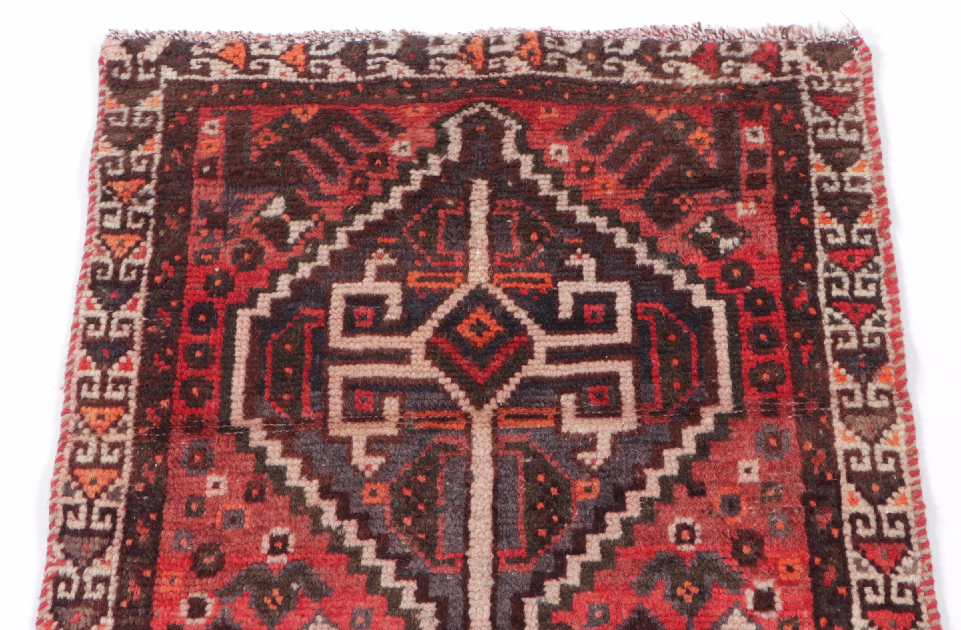 2'3 x 3'10 Hand-Knotted Persian Hamadan Accent Rug