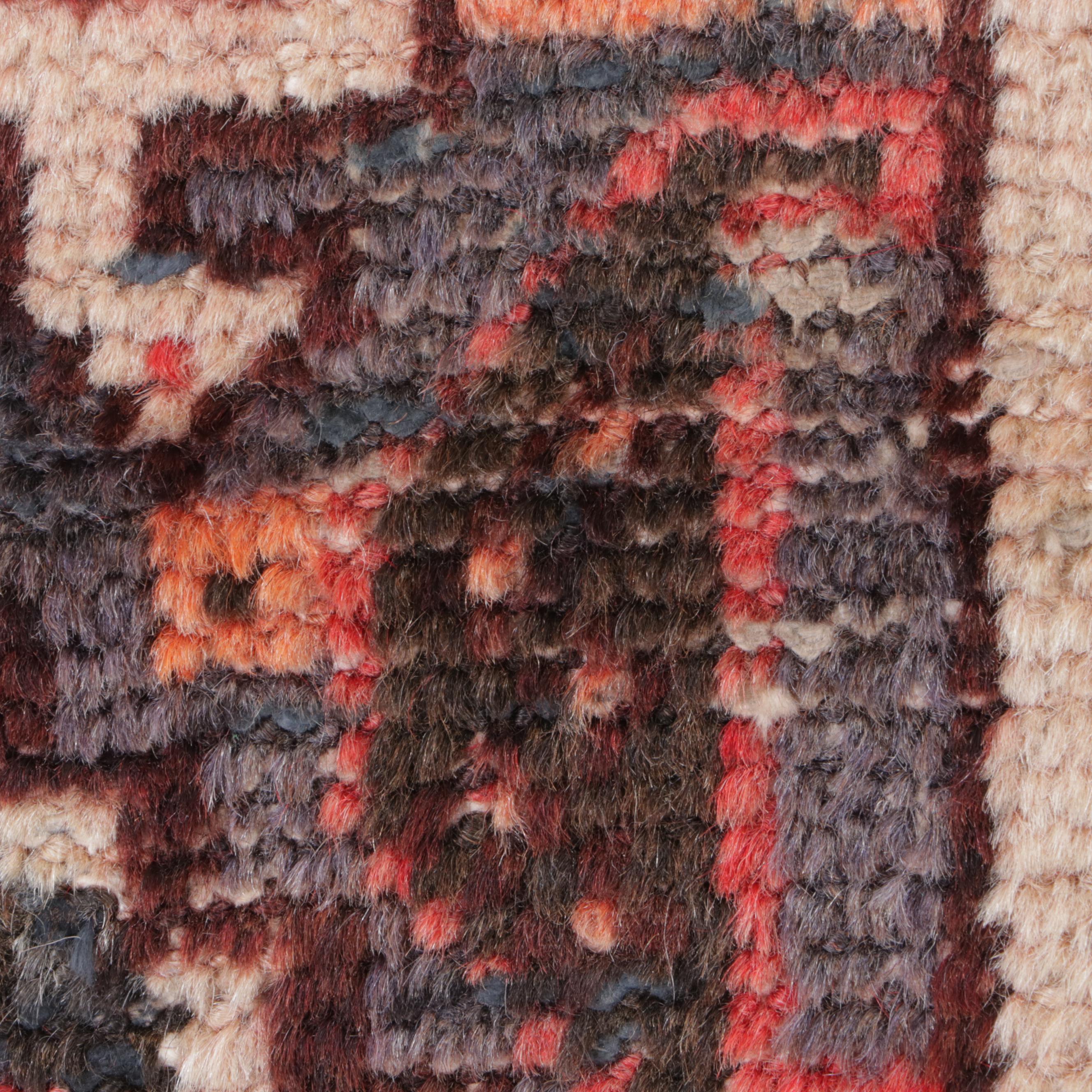 2'3 x 3'10 Hand-Knotted Persian Hamadan Accent Rug