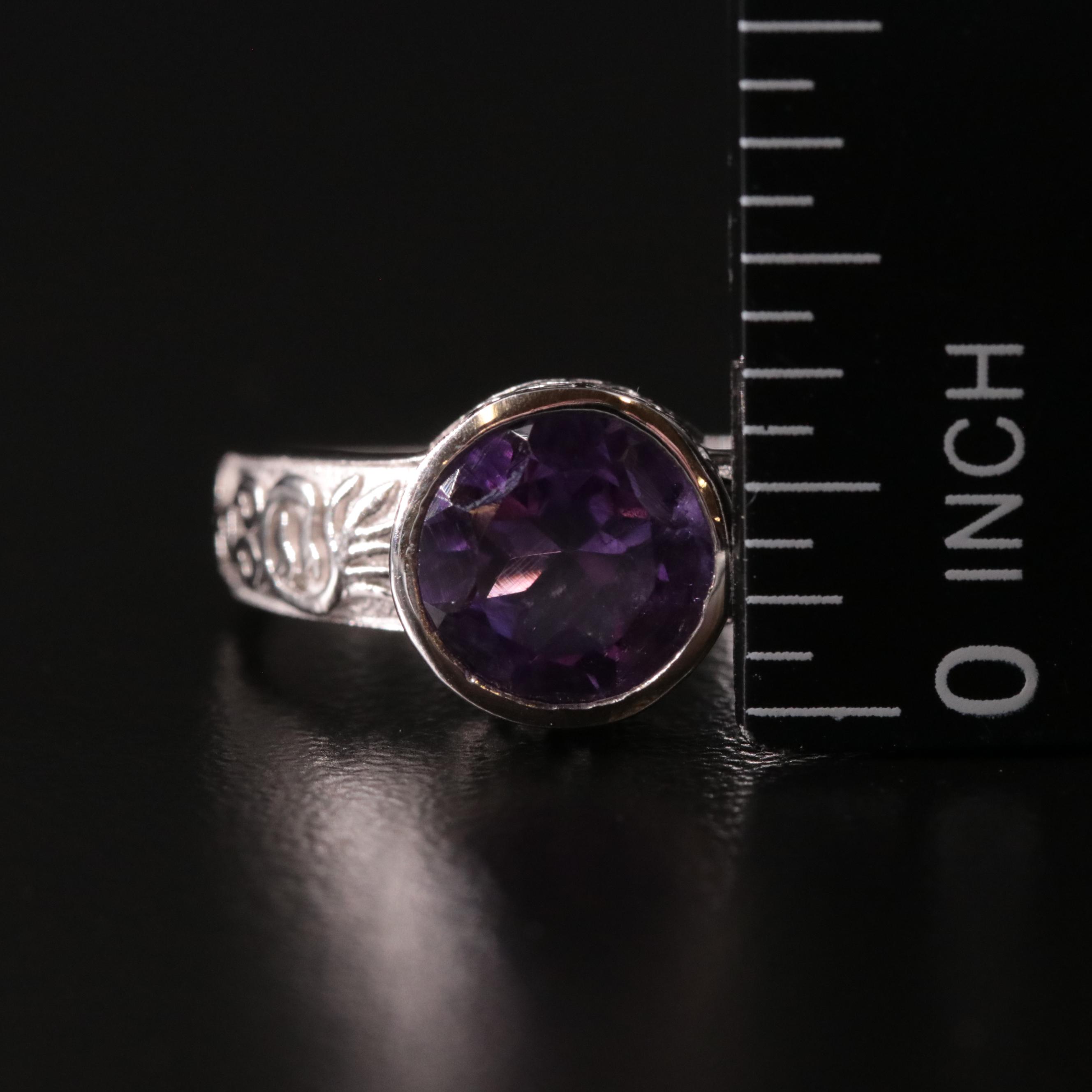 Sterling Amethyst Ring