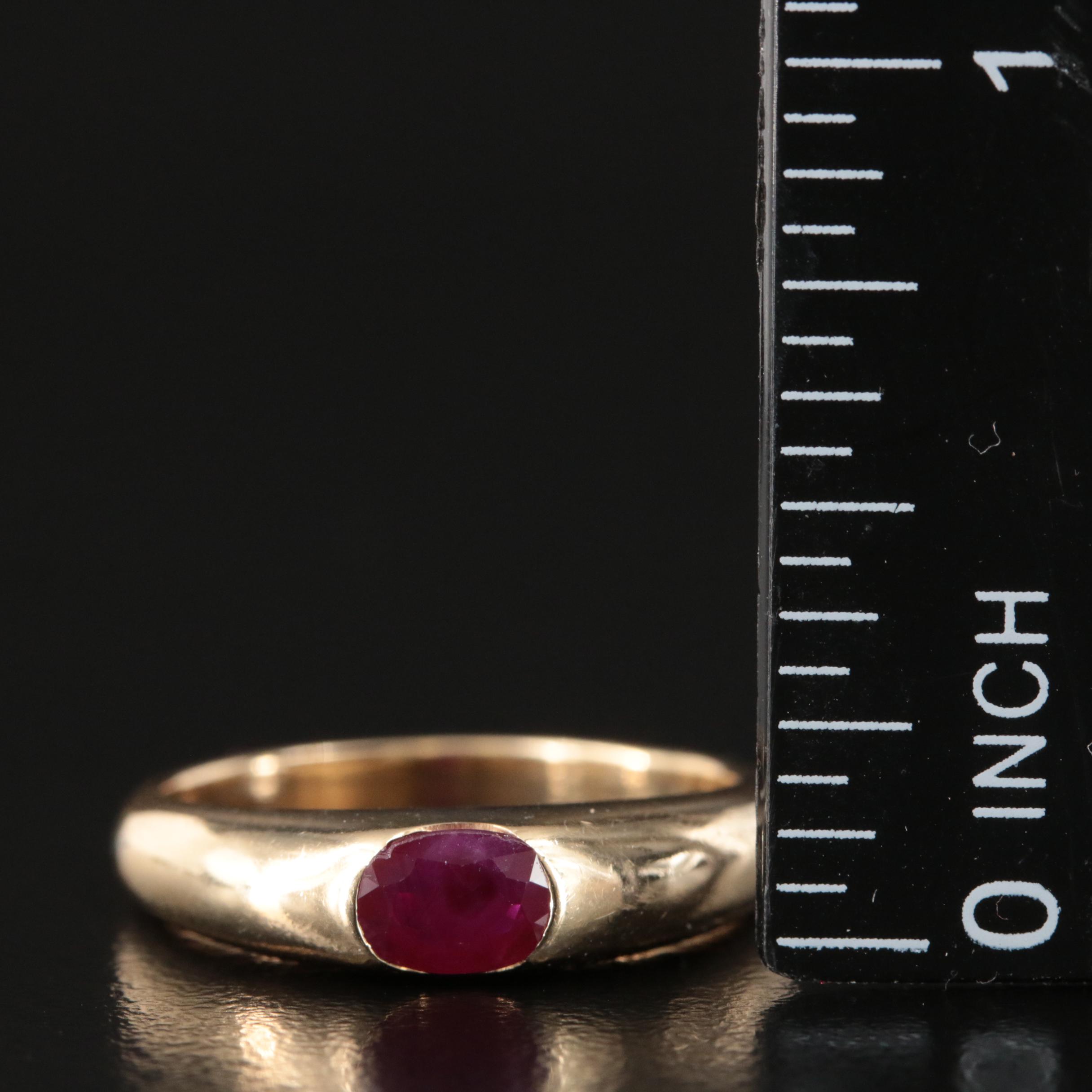 14K Ruby Ring