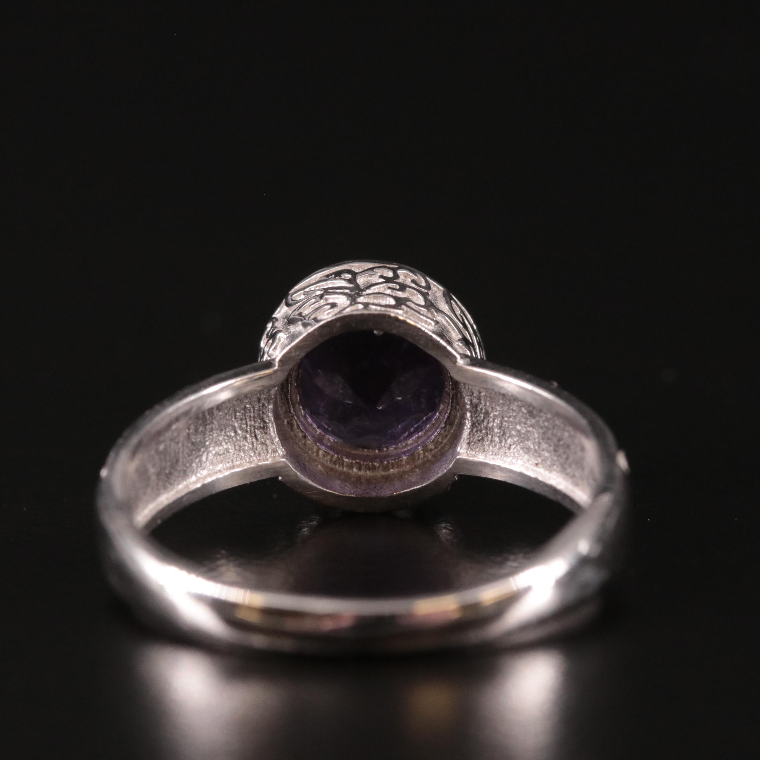 Sterling Amethyst Ring