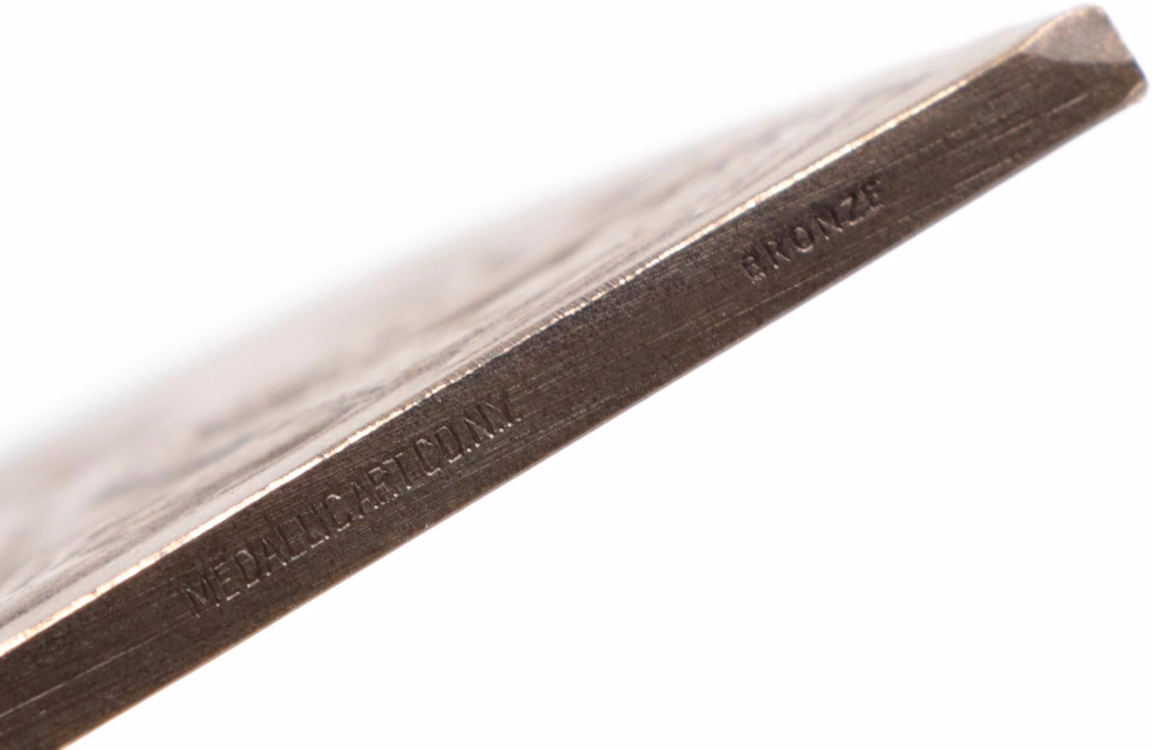 Medalucart Co. NY "Union of Faiths" Bronze Medal by Louis Rosenthal, 1938