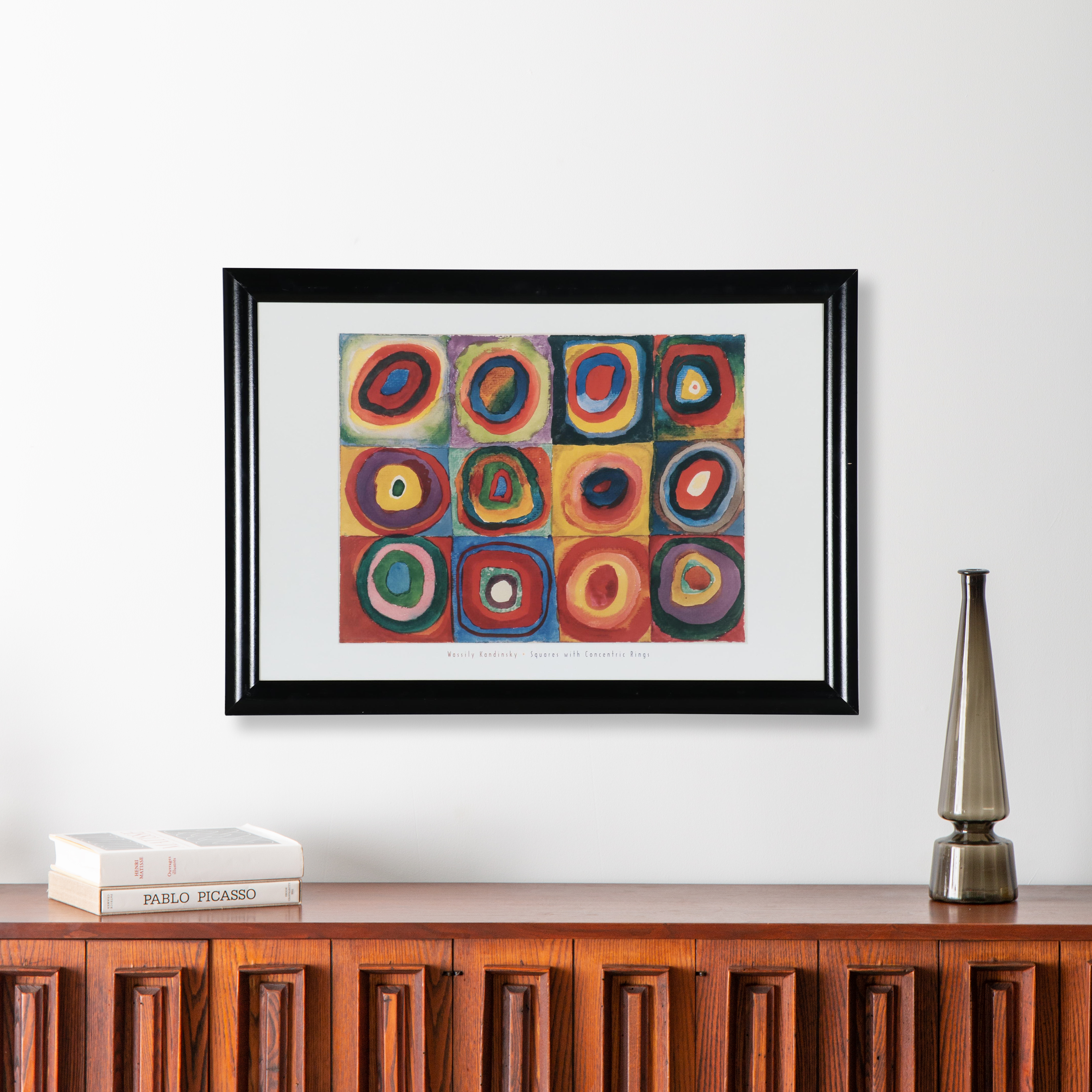 Offset Lithograph After Wassily Kandinsky "Squares With Concentric Rings"