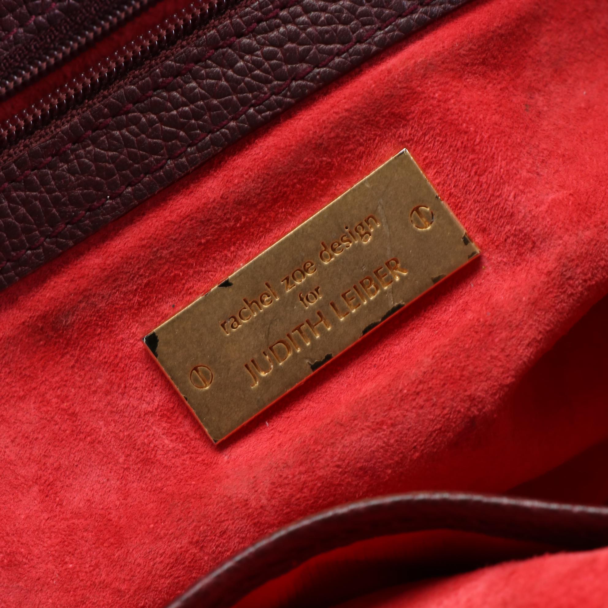 Judith Leiber x Rachel Zoe Medusa Bag in Python Skin and Leather