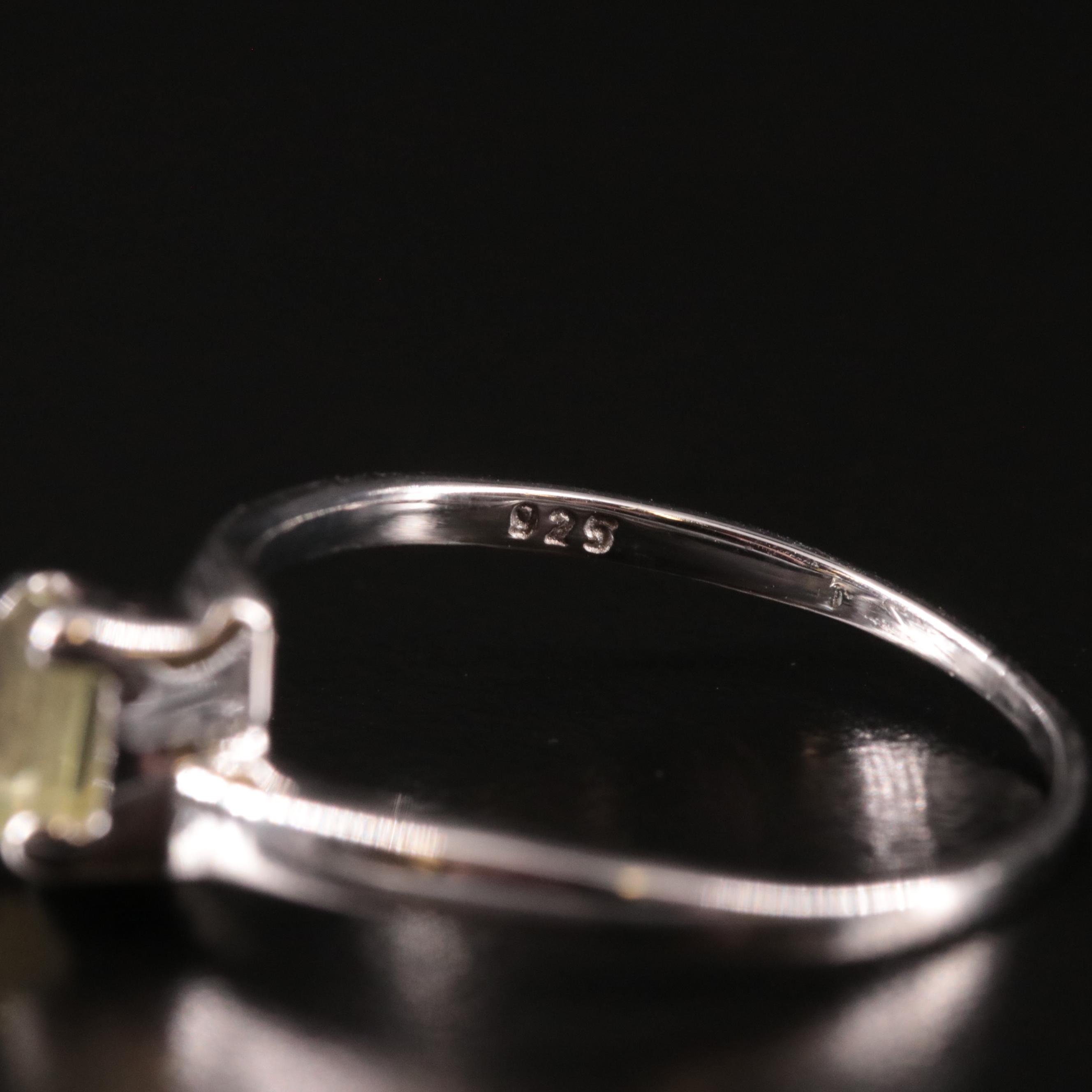 Sterling Citrine Bypass Ring