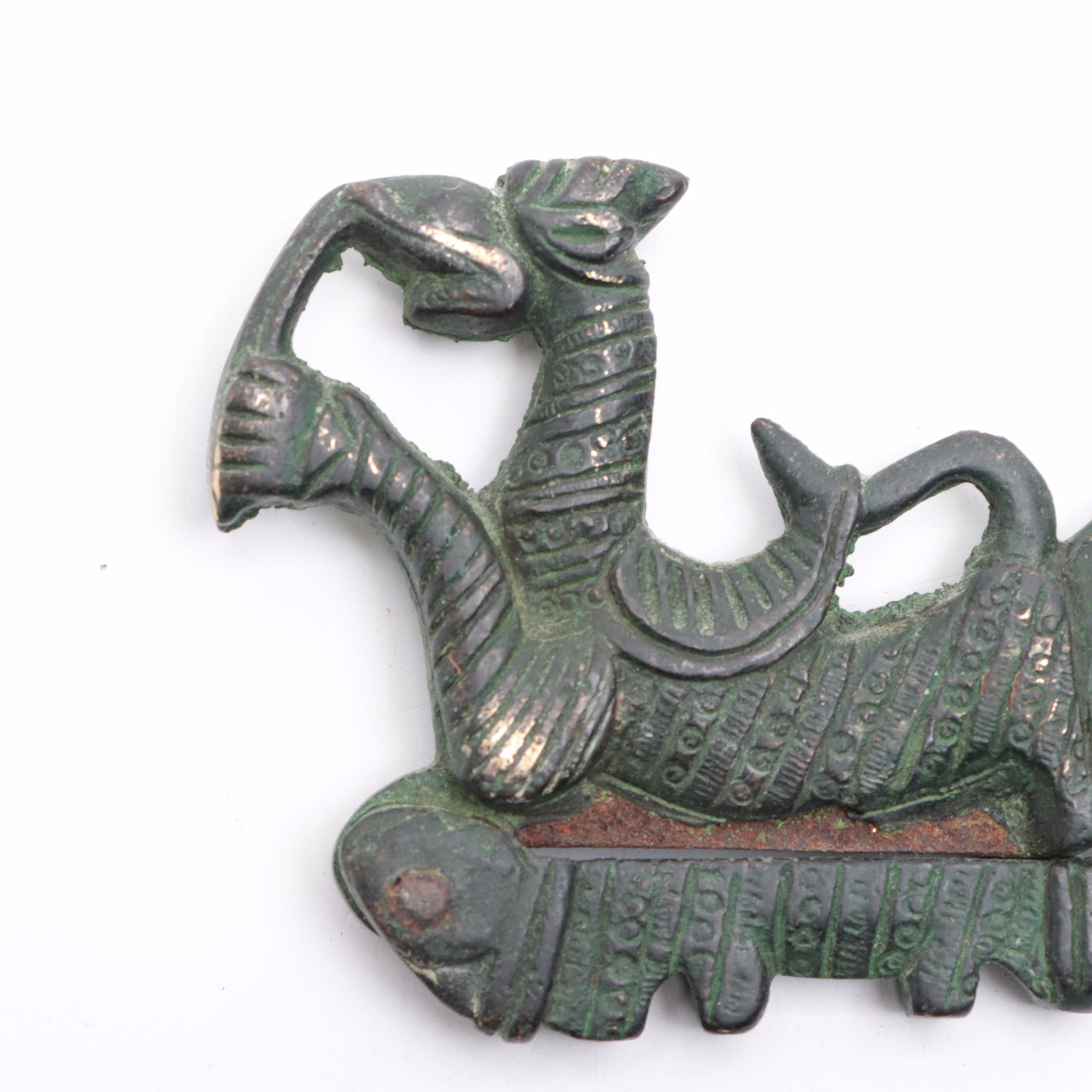 Tibetan or Indian Brass Betel Nut Cutter