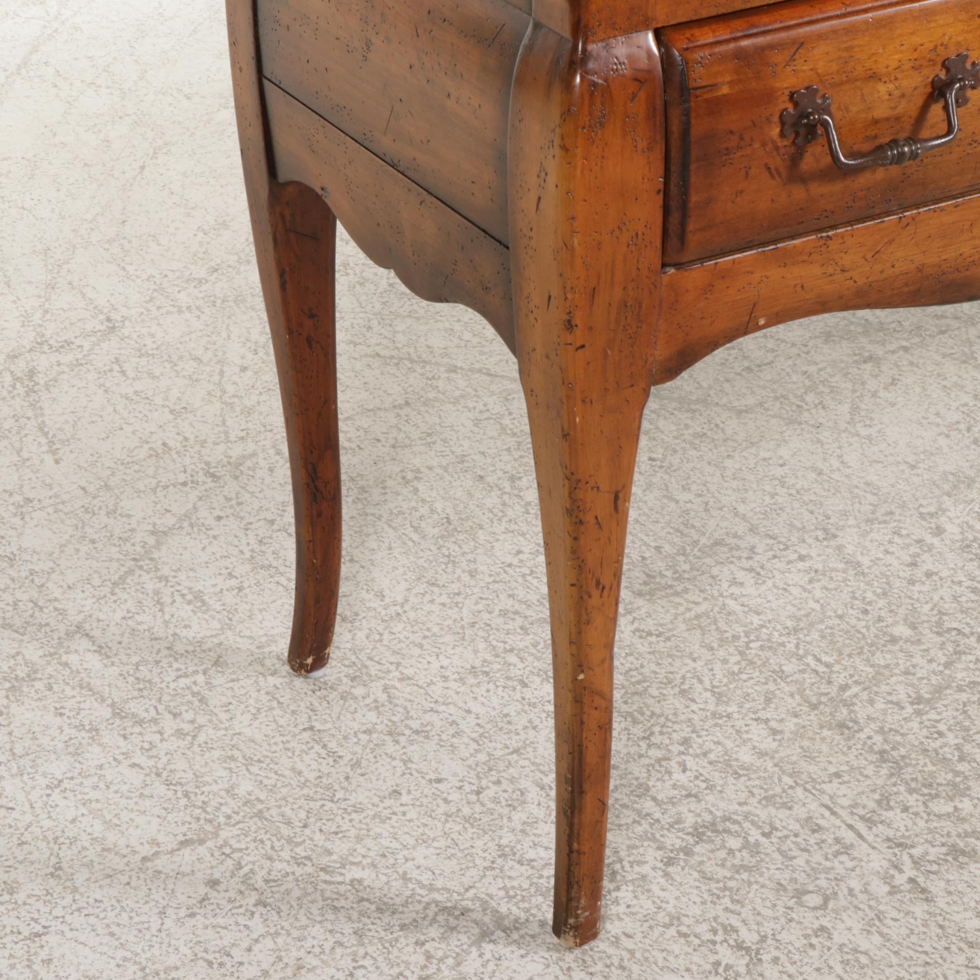 Henredon "Registry" French Style Fruitwood and Iron Buffet a Deux Corps