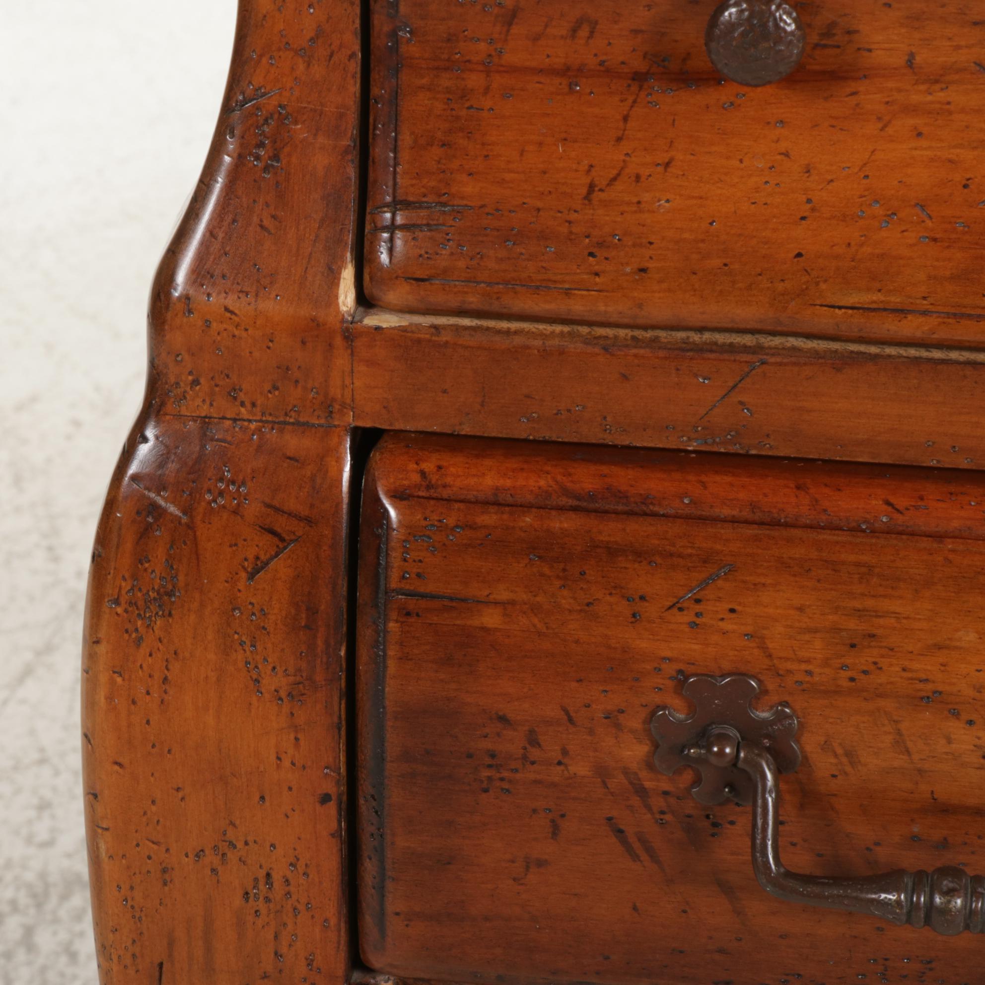 Henredon "Registry" French Style Fruitwood and Iron Buffet a Deux Corps