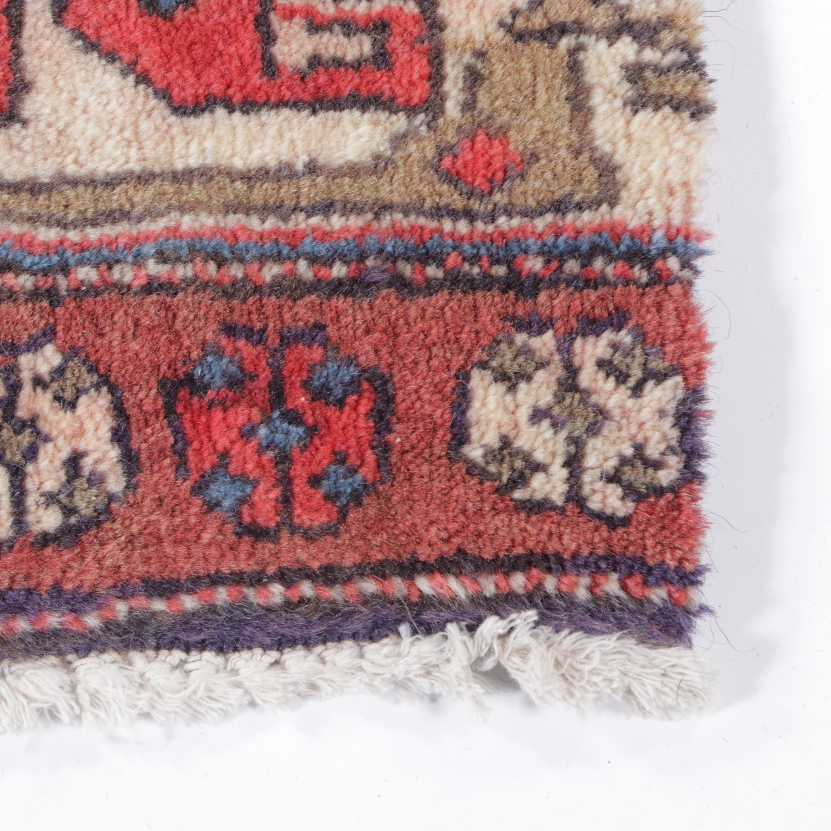 2'5 x 9'6 Hand-Knotted Caucasian Kazak Remnant Carpet Runner