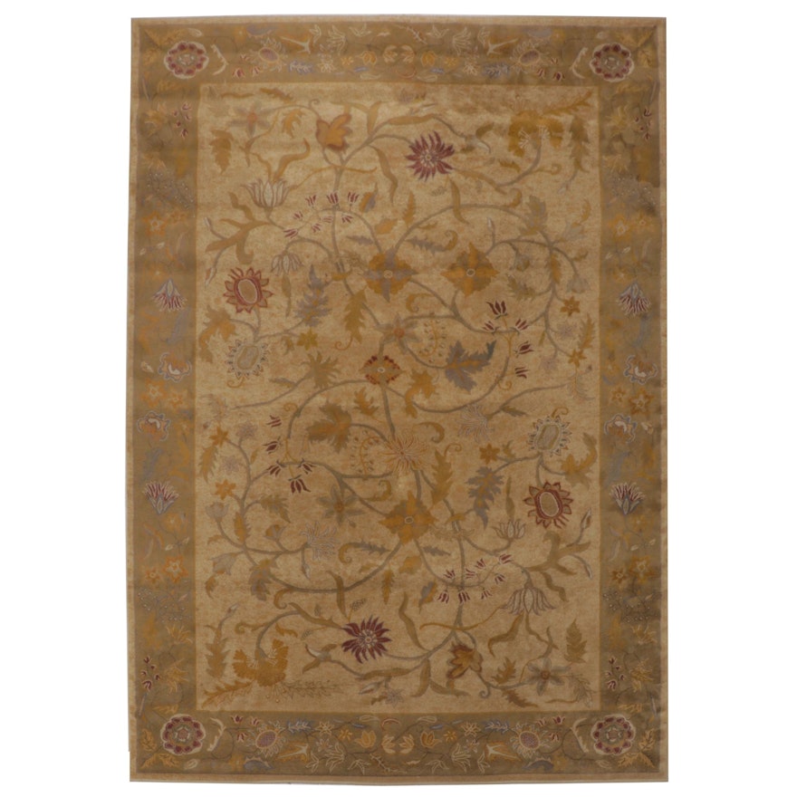 7'10 x 11'1 Machine Made Sino-Persian Style Area Rug