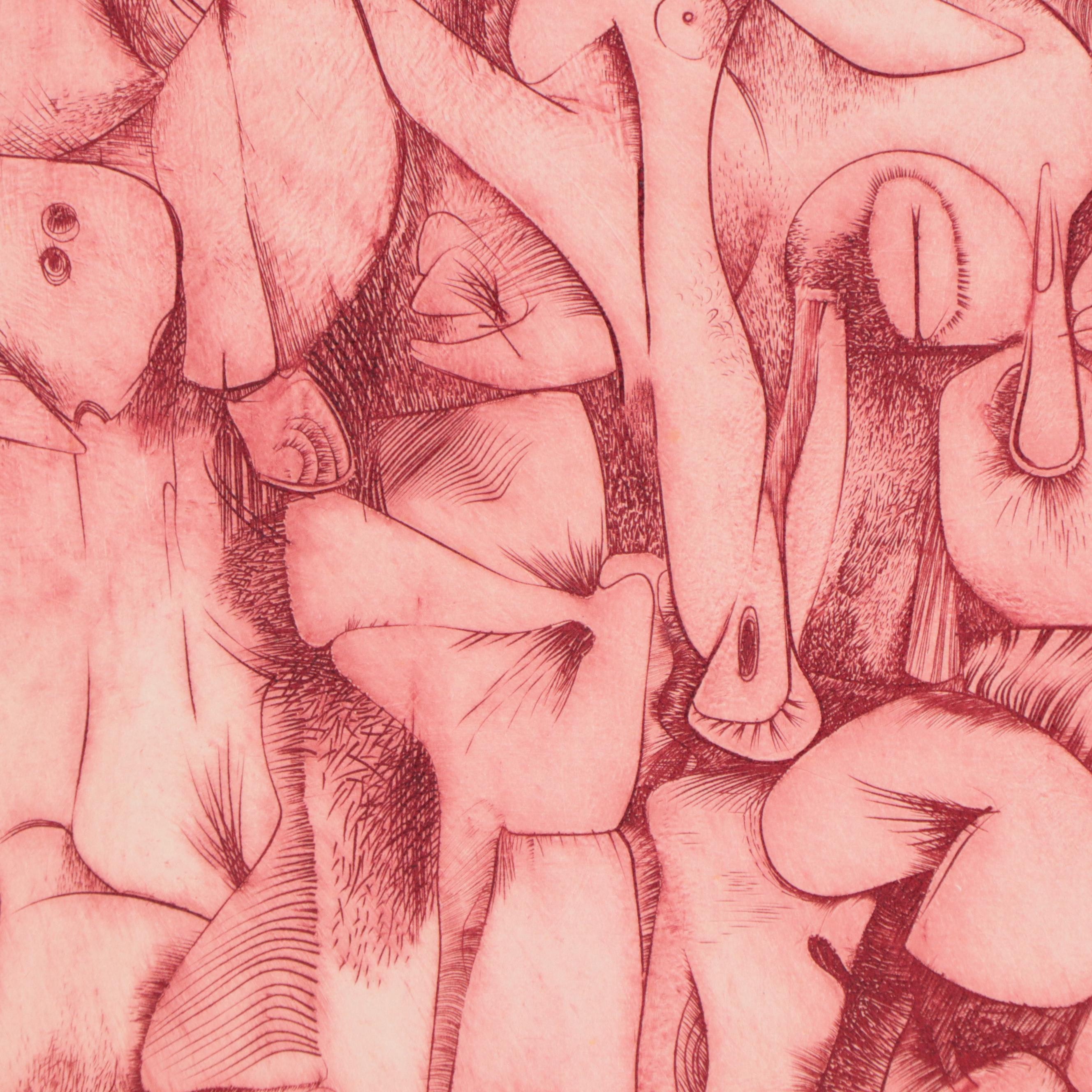 Kenneth Alvin Kerslake Etchings With Aquatint "The Witnessed Image", 2007