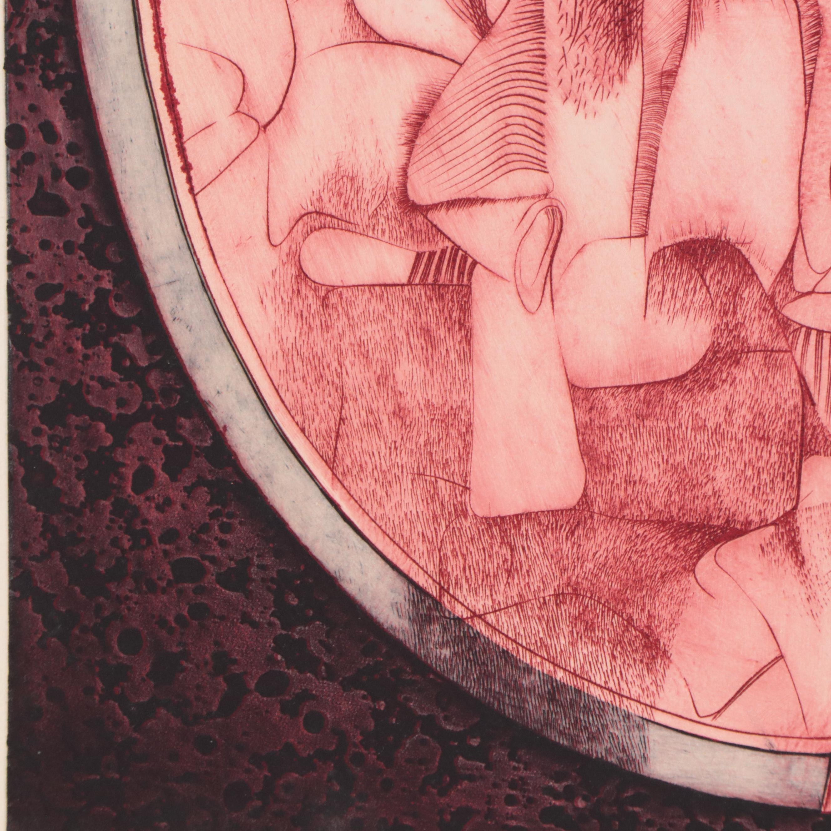 Kenneth Alvin Kerslake Etchings With Aquatint "The Witnessed Image", 2007