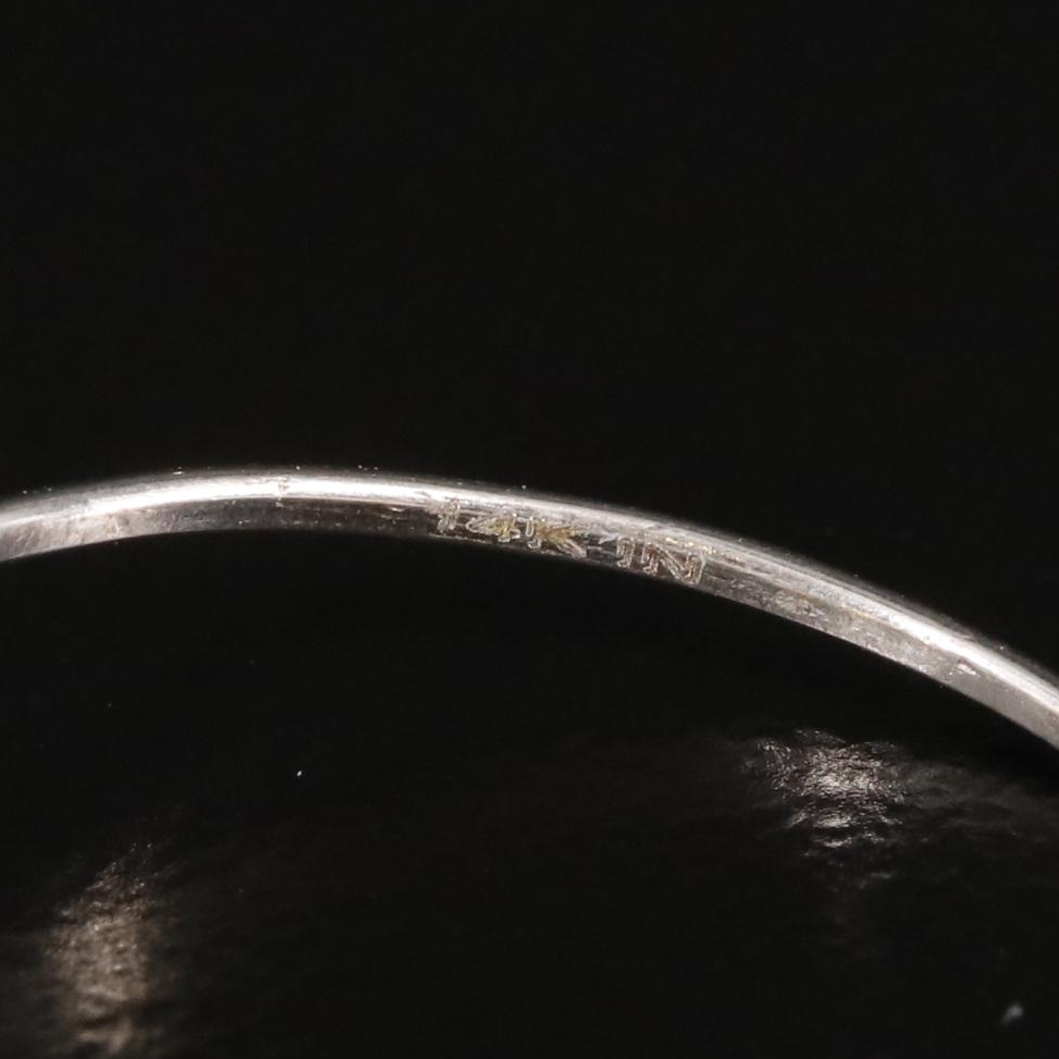 14K Citrine Solitaire Ring