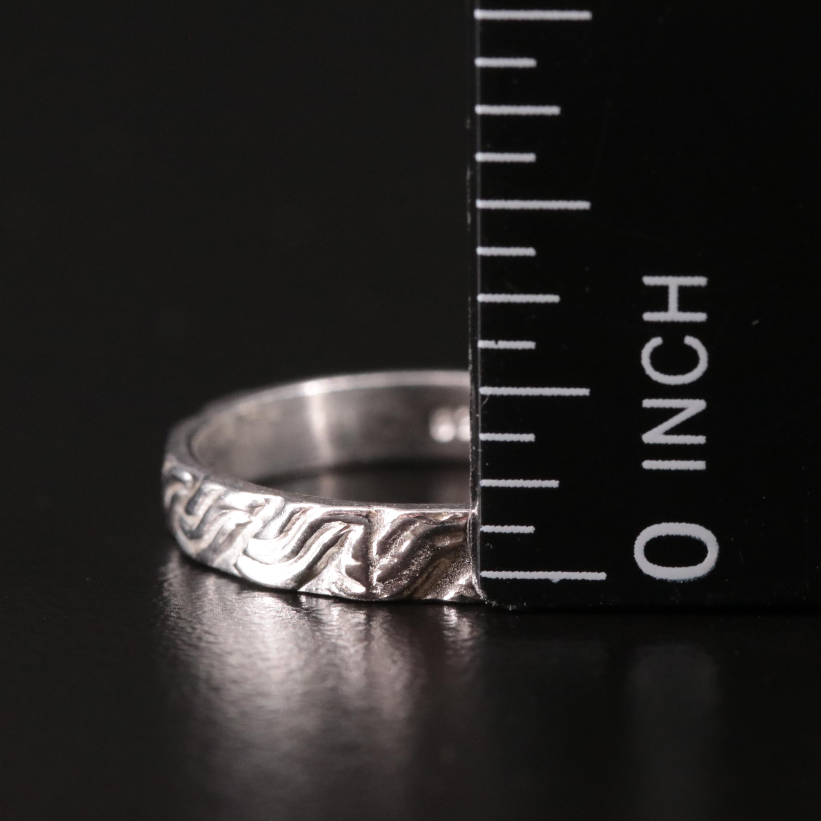 Sterling Band Ring