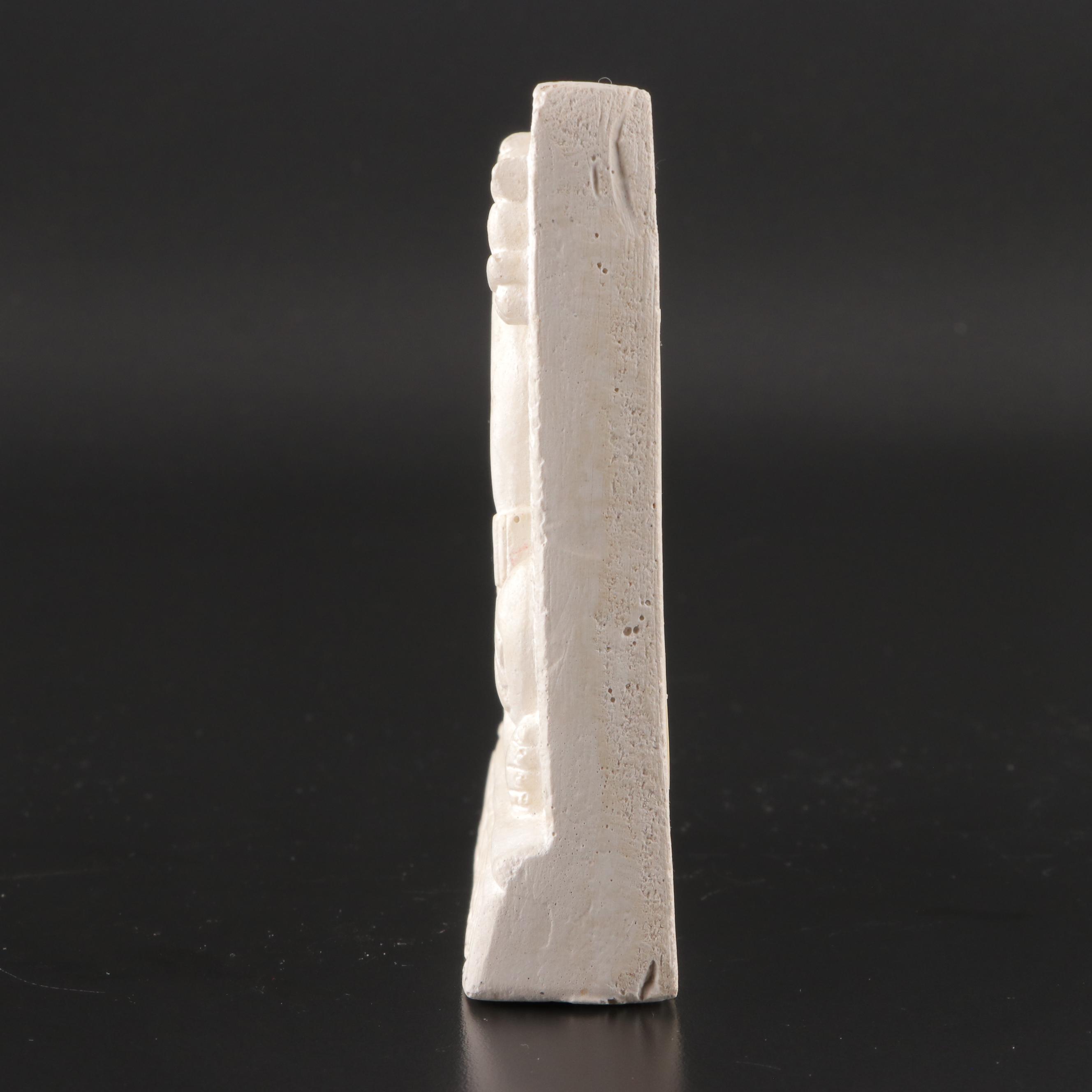 Renato Dorfman Plaster Relief Mayan "Lord Zac" Plaques