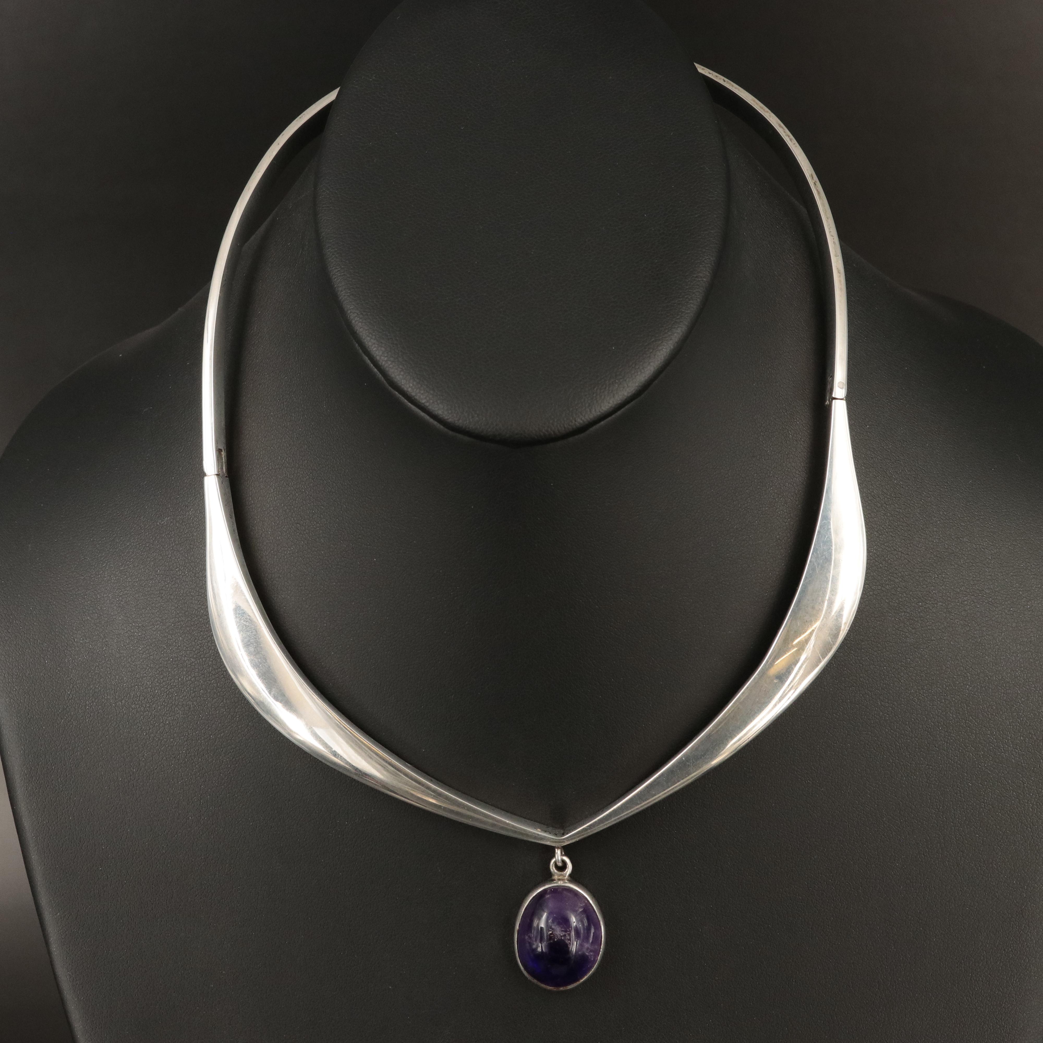 Sigfrido "Sigi" Pineda Sterling Amethyst Collar