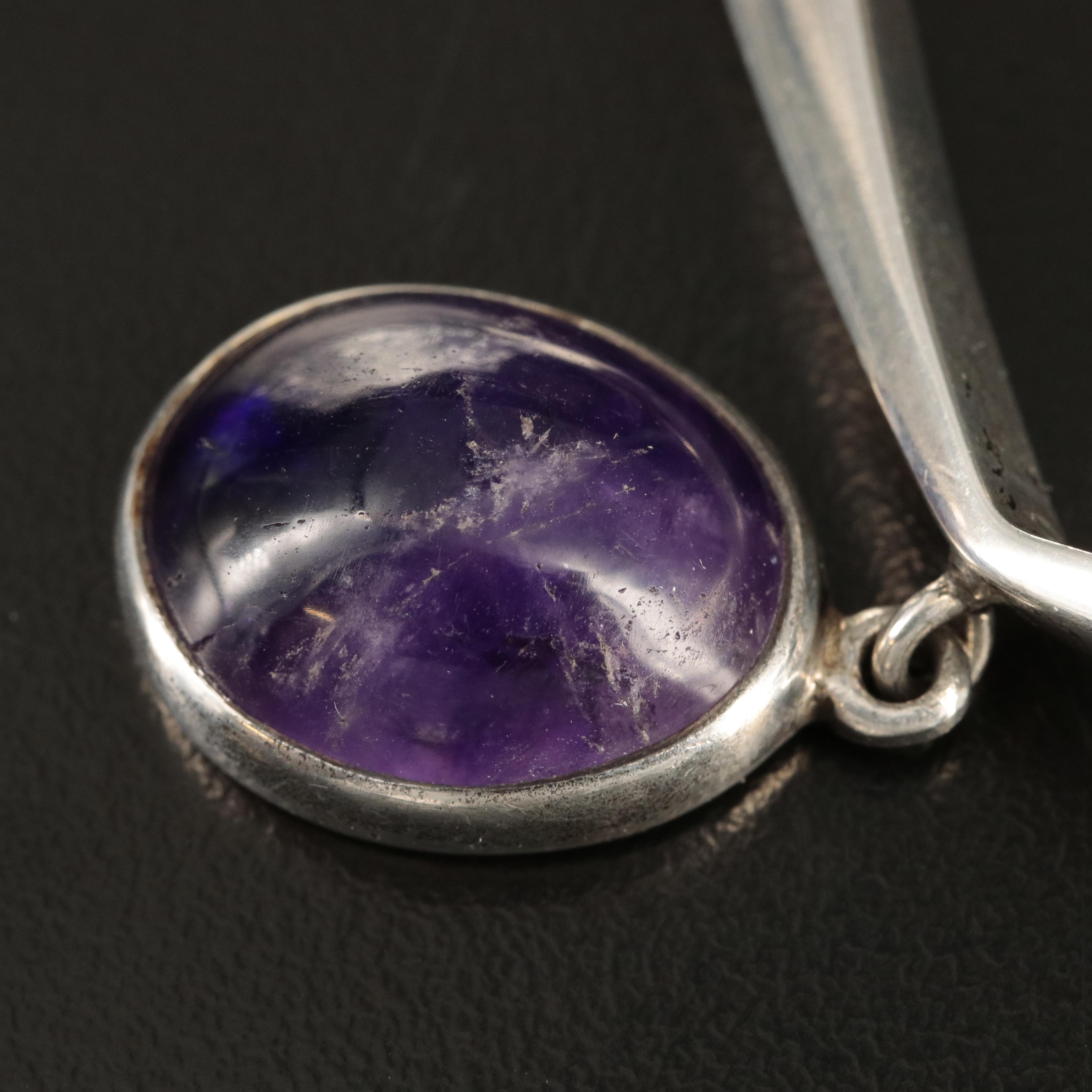 Sigfrido "Sigi" Pineda Sterling Amethyst Collar