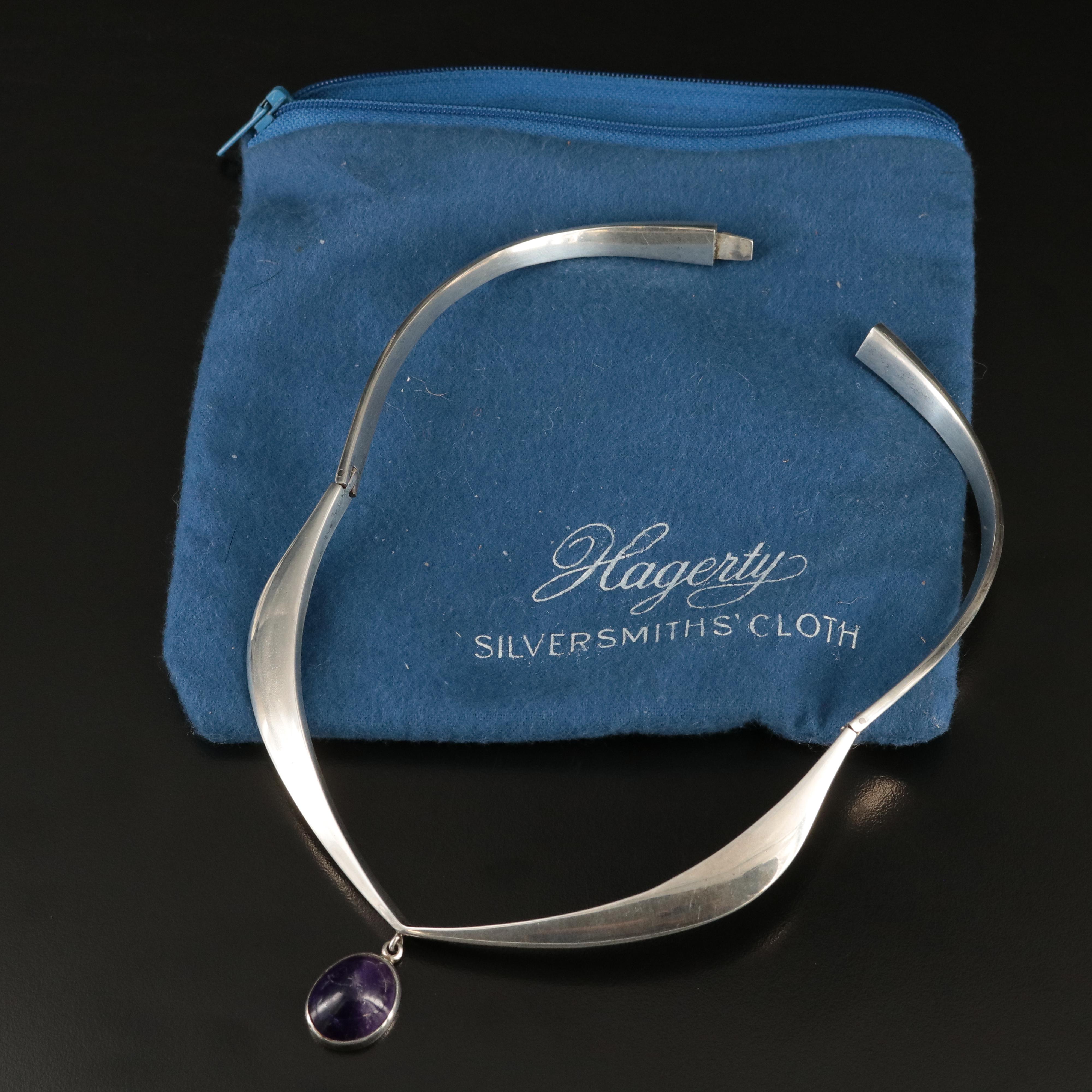 Sigfrido "Sigi" Pineda Sterling Amethyst Collar