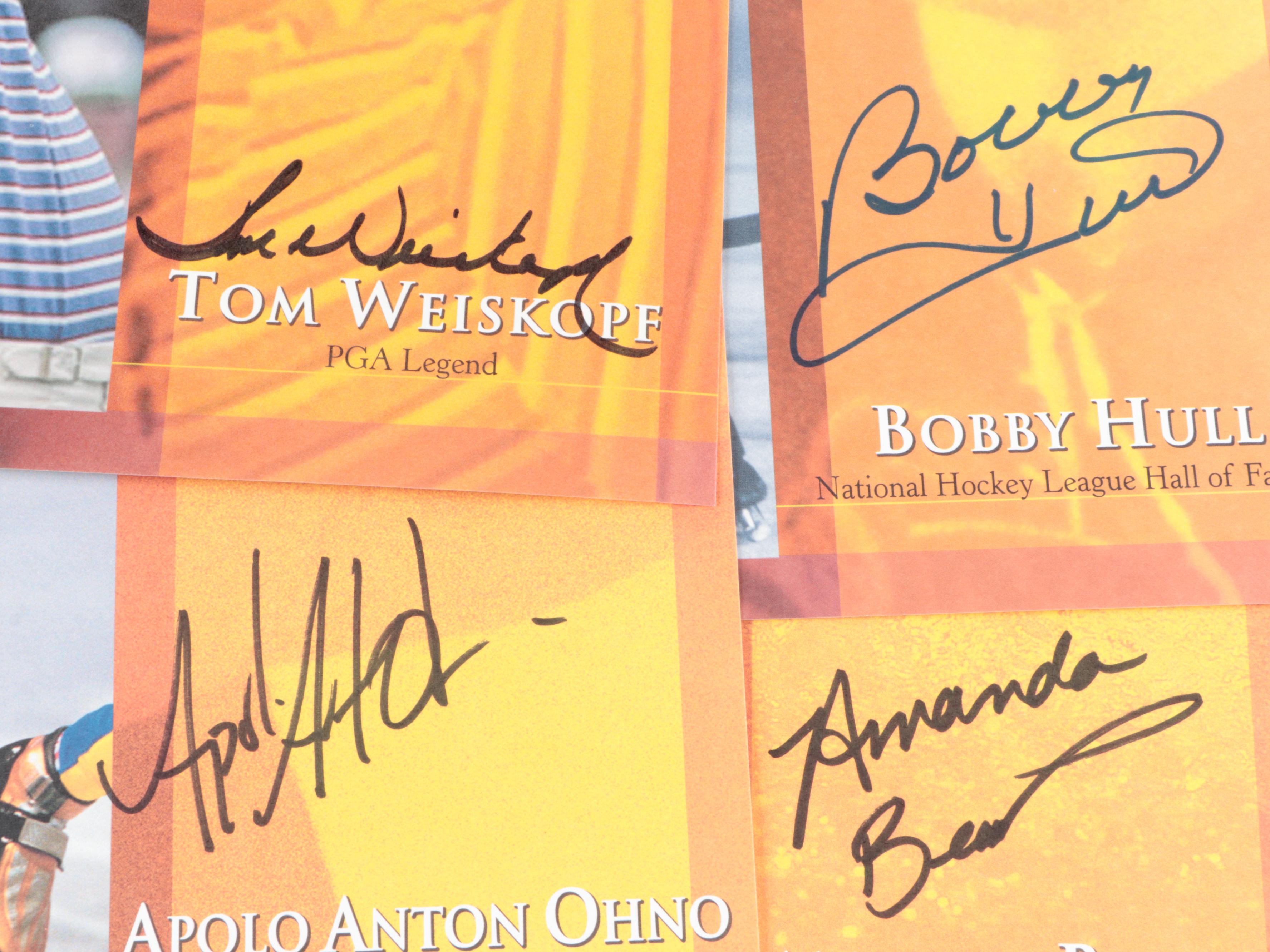 Wheaties Hall of Fame Signed Print Set with Killebrew, Hull, Ohno and More