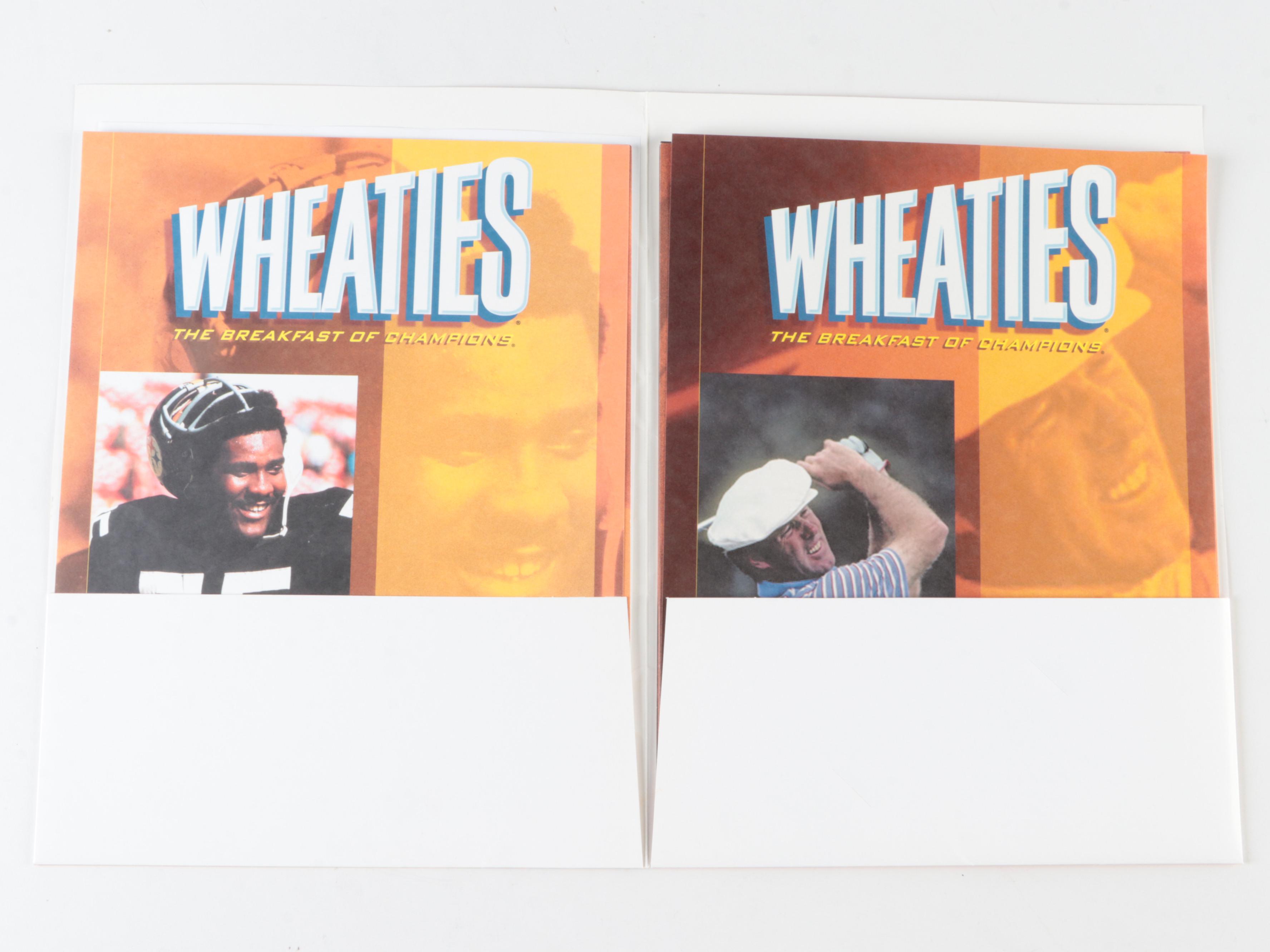 Wheaties Hall of Fame Signed Print Set with Killebrew, Hull, Ohno and More