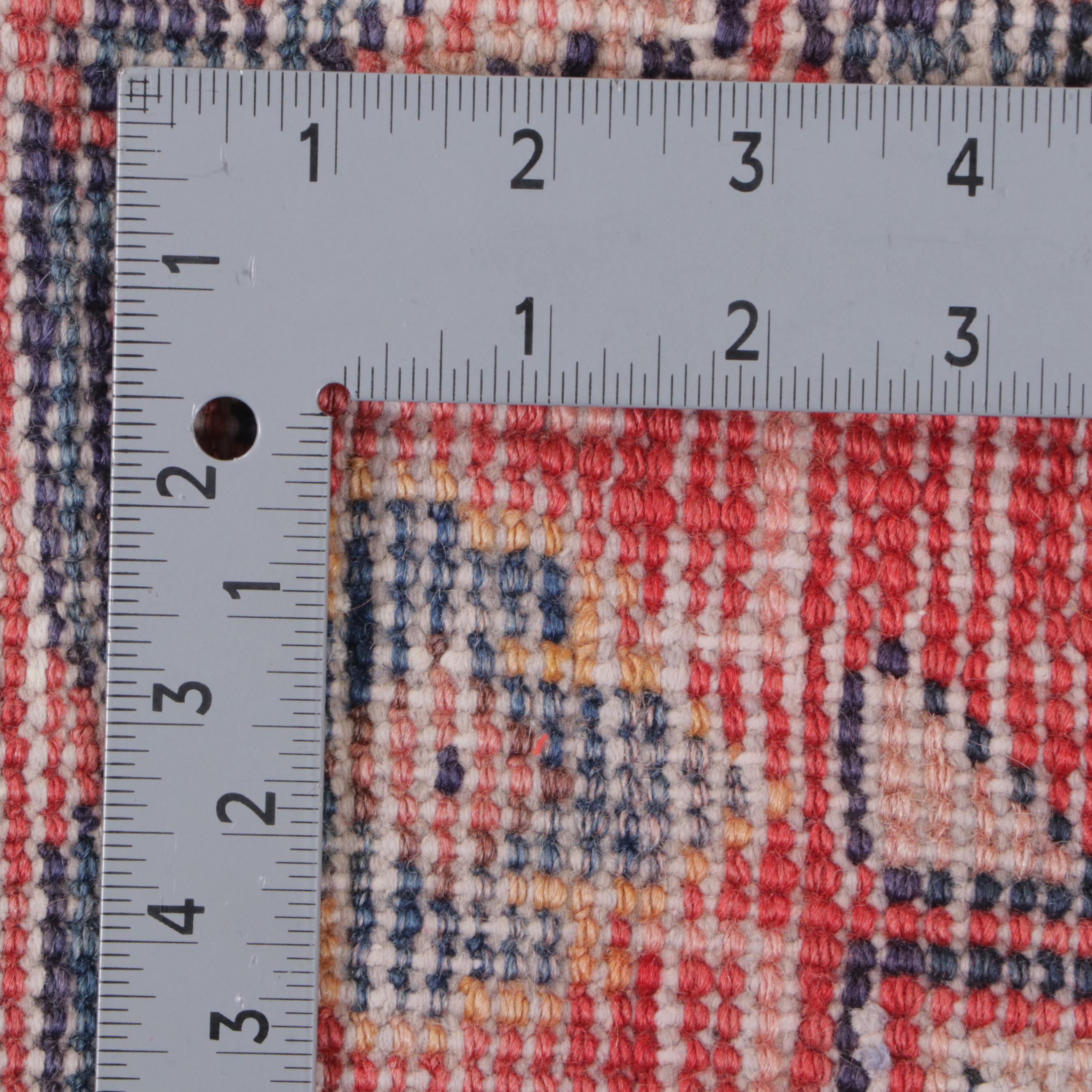 3'8 x 10'10 Hand-Knotted Persian Veramin Carpet Runner