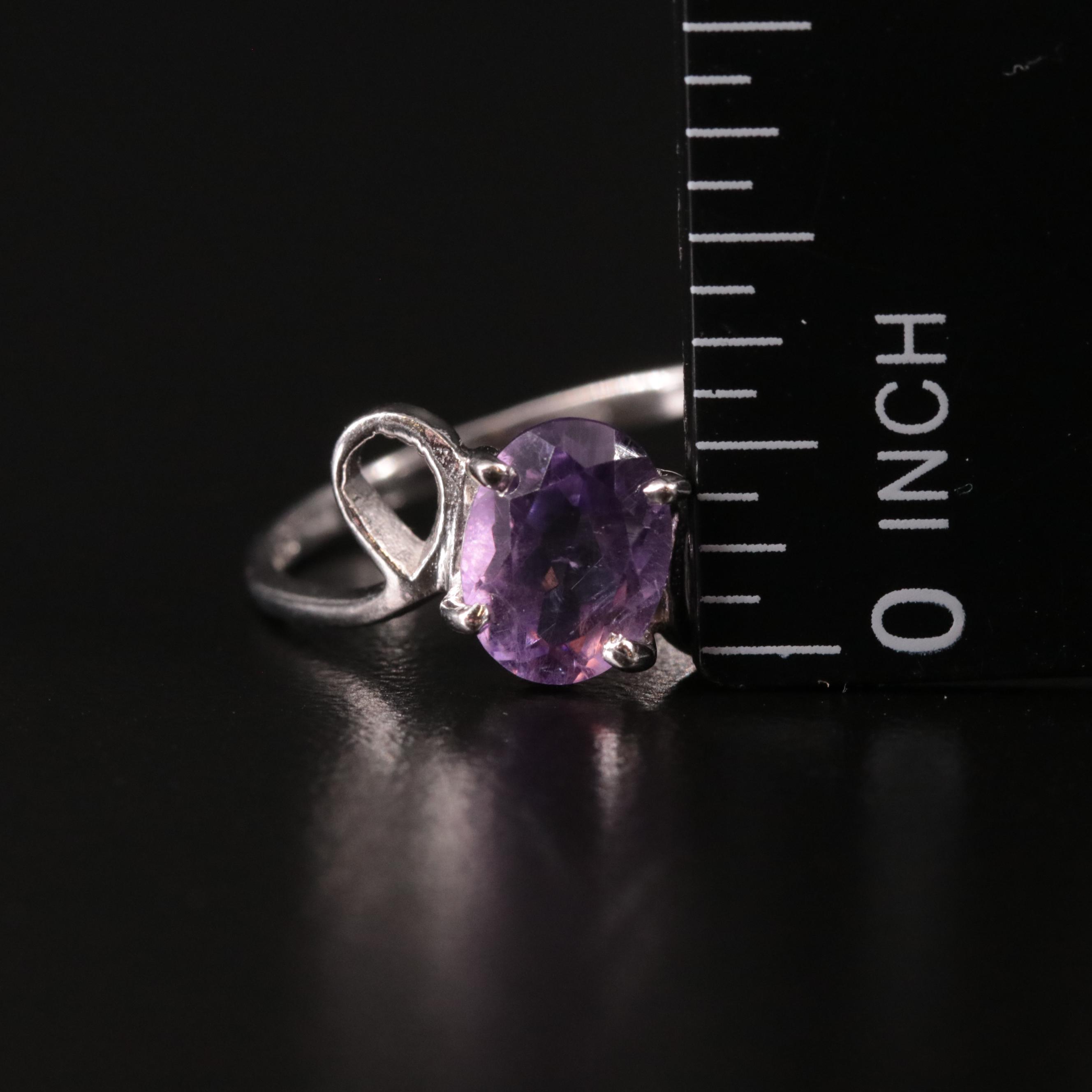 Sterling Amethyst Ring