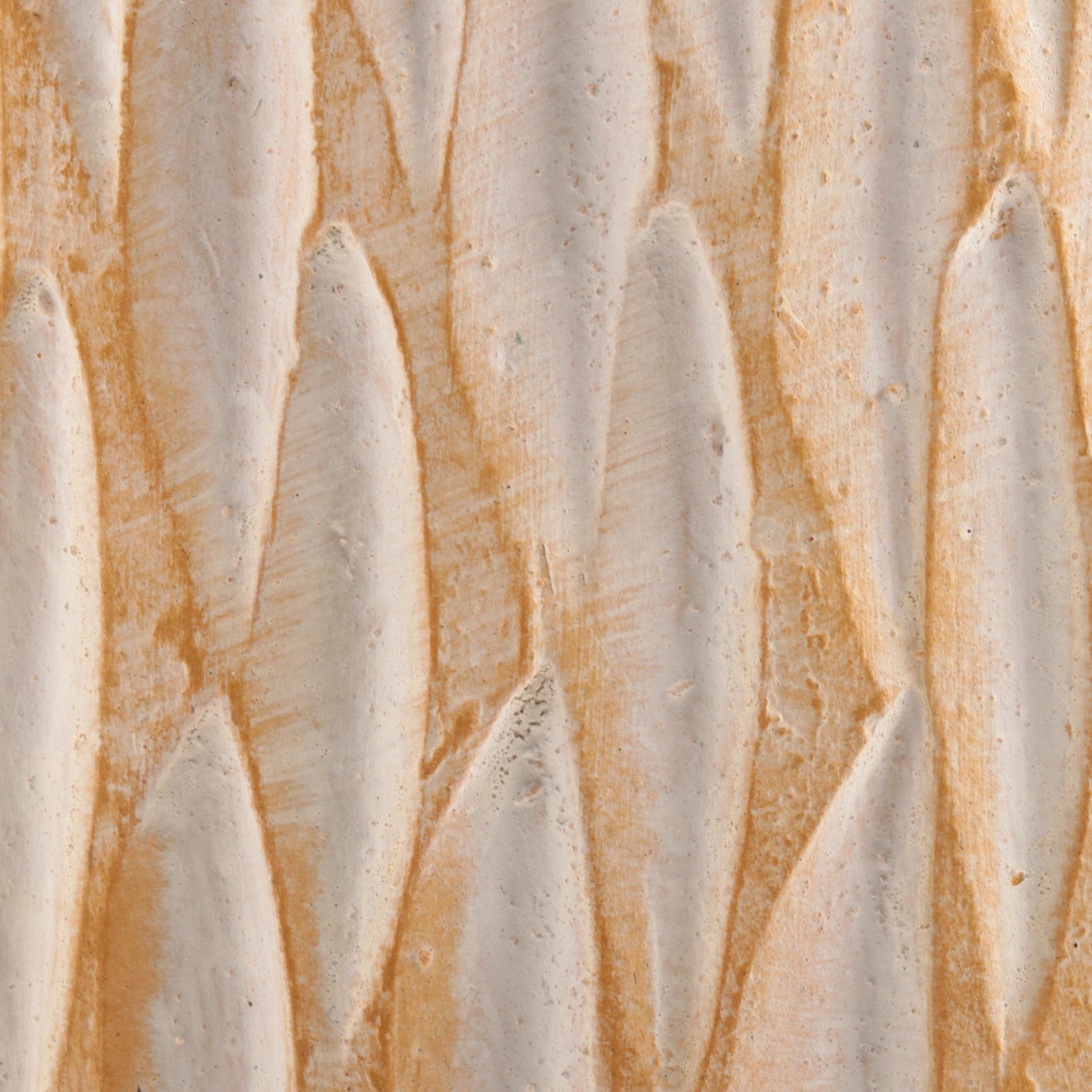 Studio Etched Art Pottery Vase