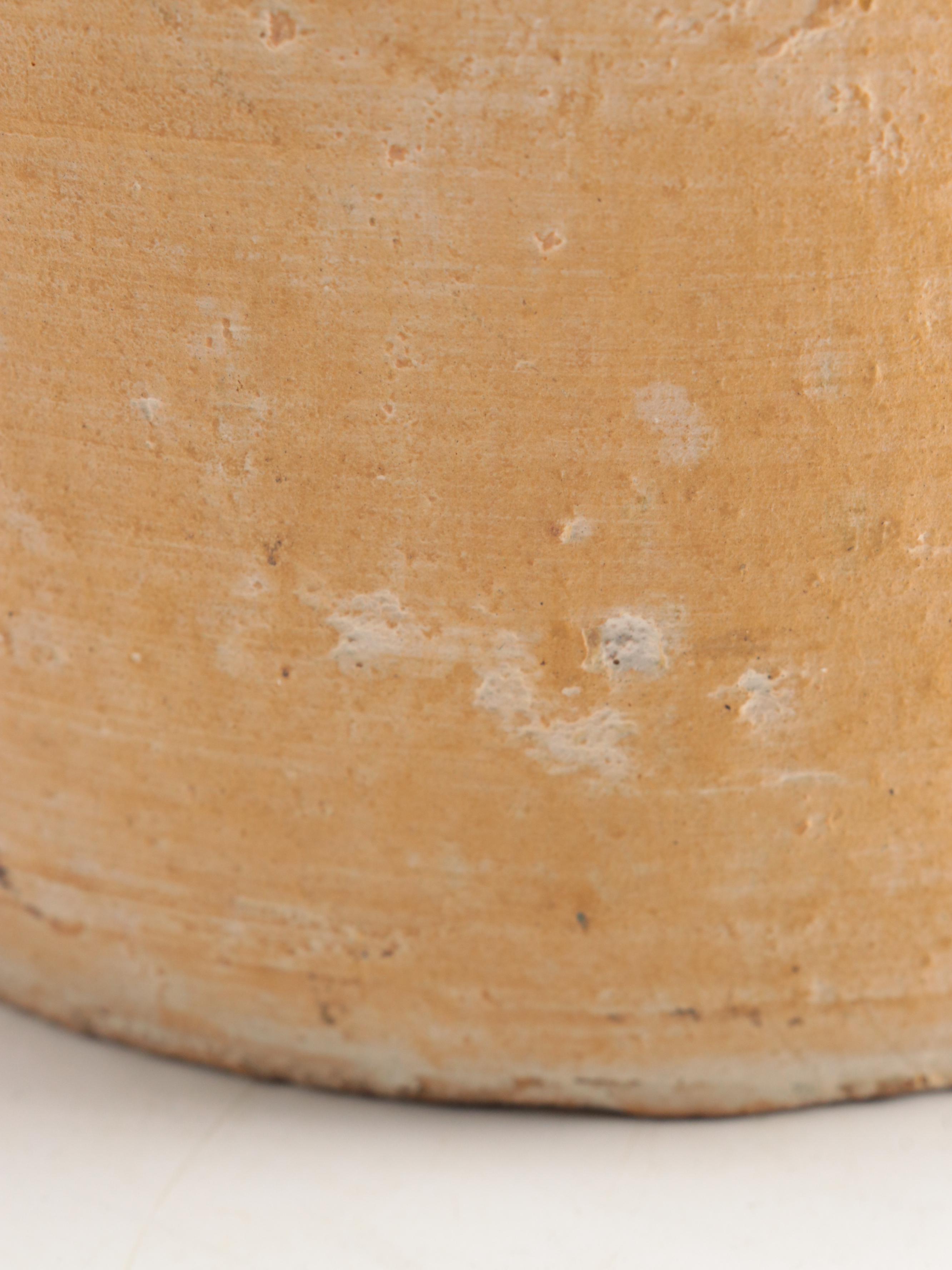 Studio Etched Art Pottery Vase