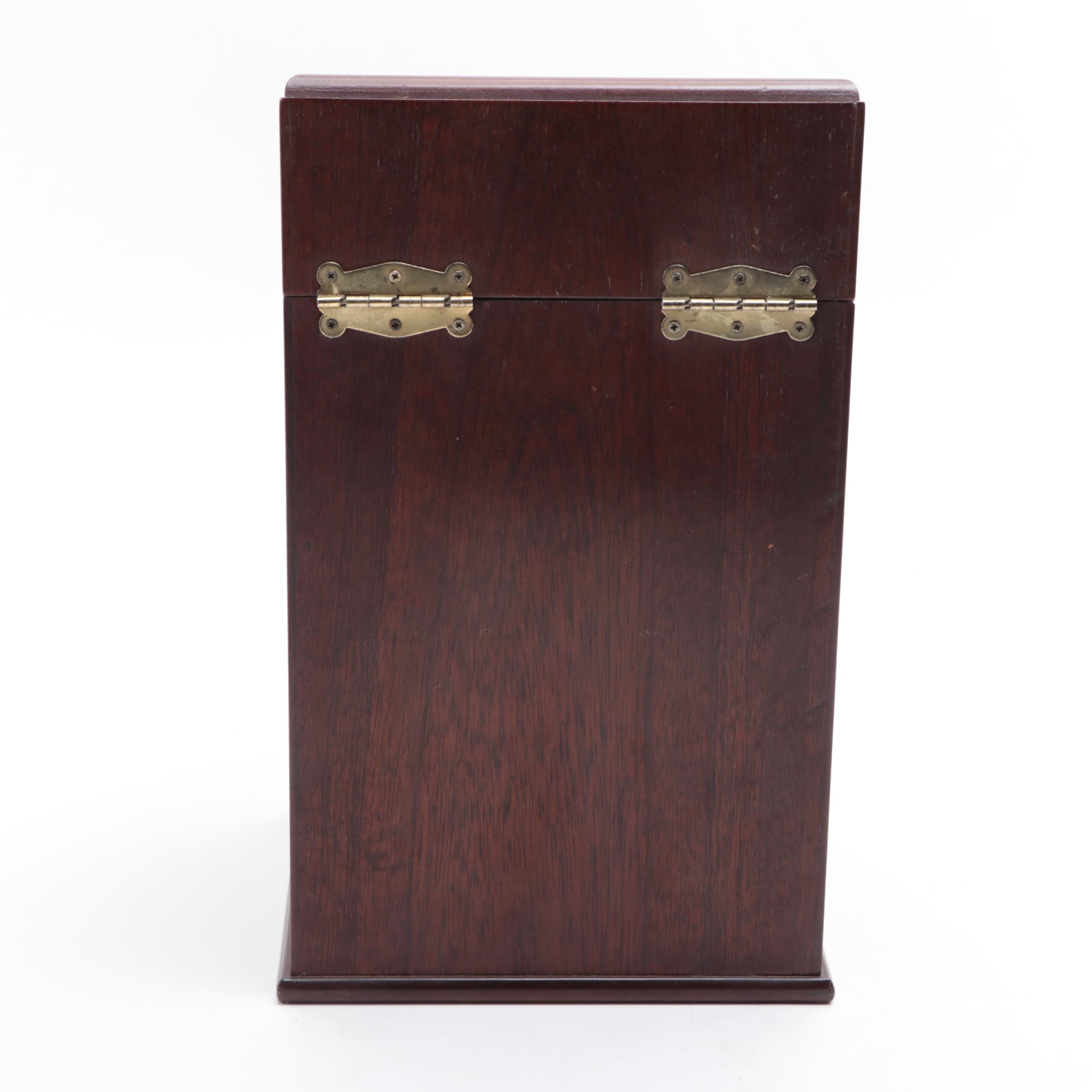 Hepplewhite Style Mahogany Knife Box