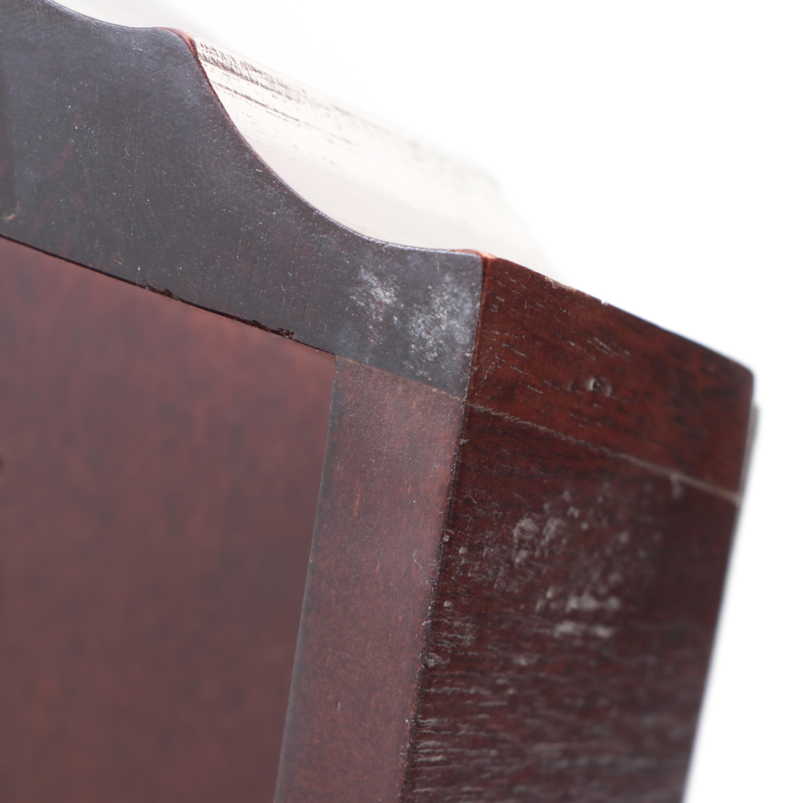 Hepplewhite Style Mahogany Knife Box