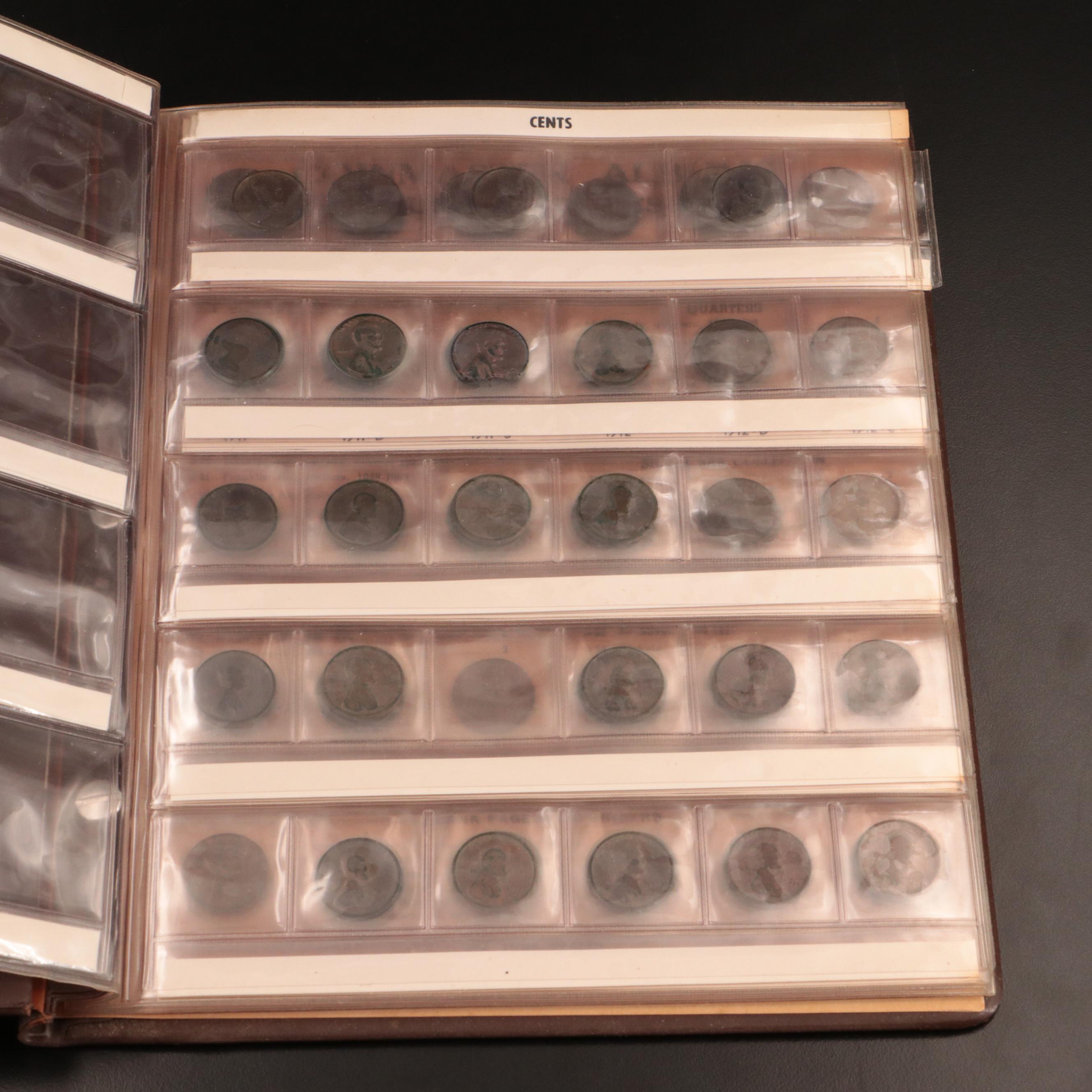 Two Binders of Lincoln Cents, 1909 to 1975
