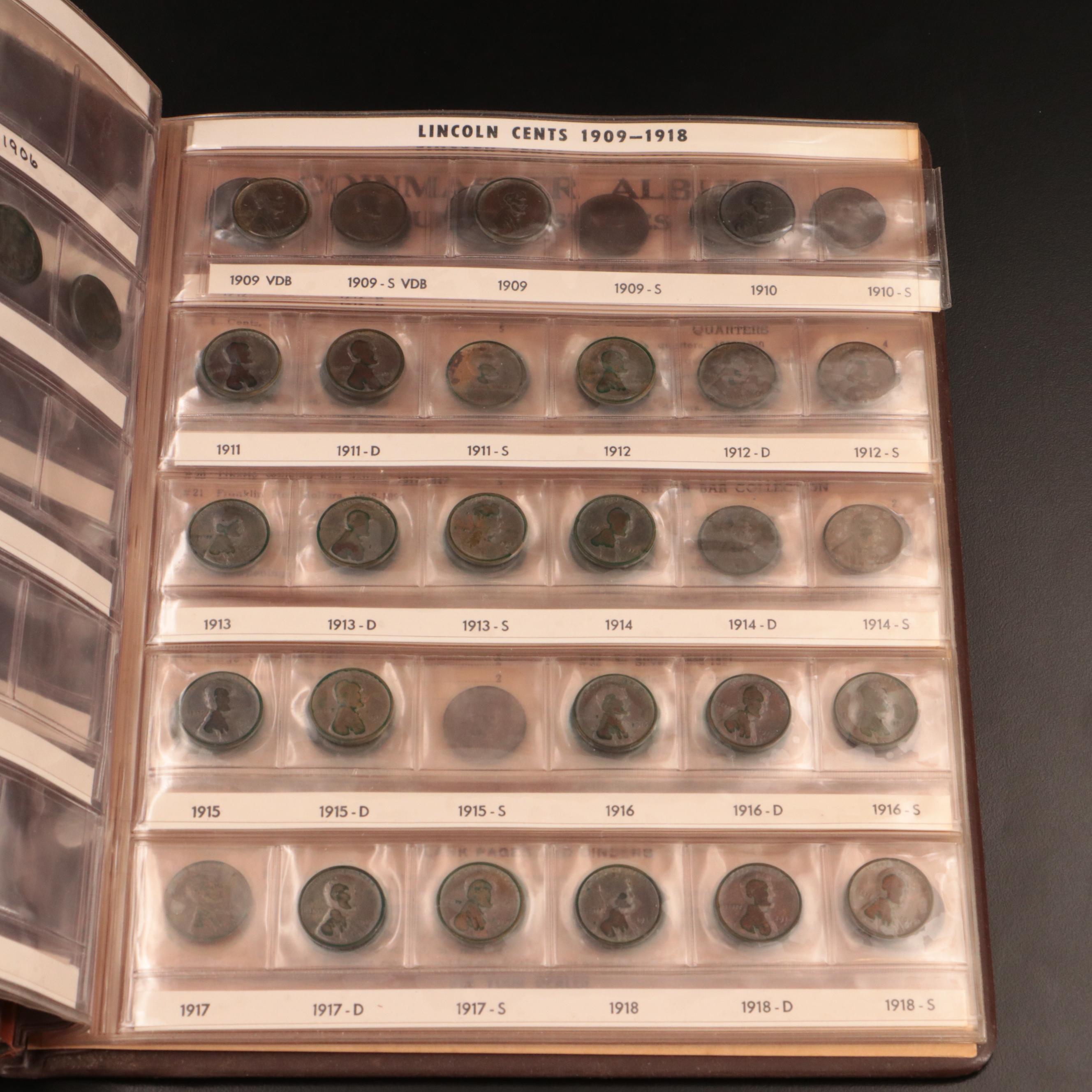 Two Binders of Lincoln Cents, 1909 to 1975
