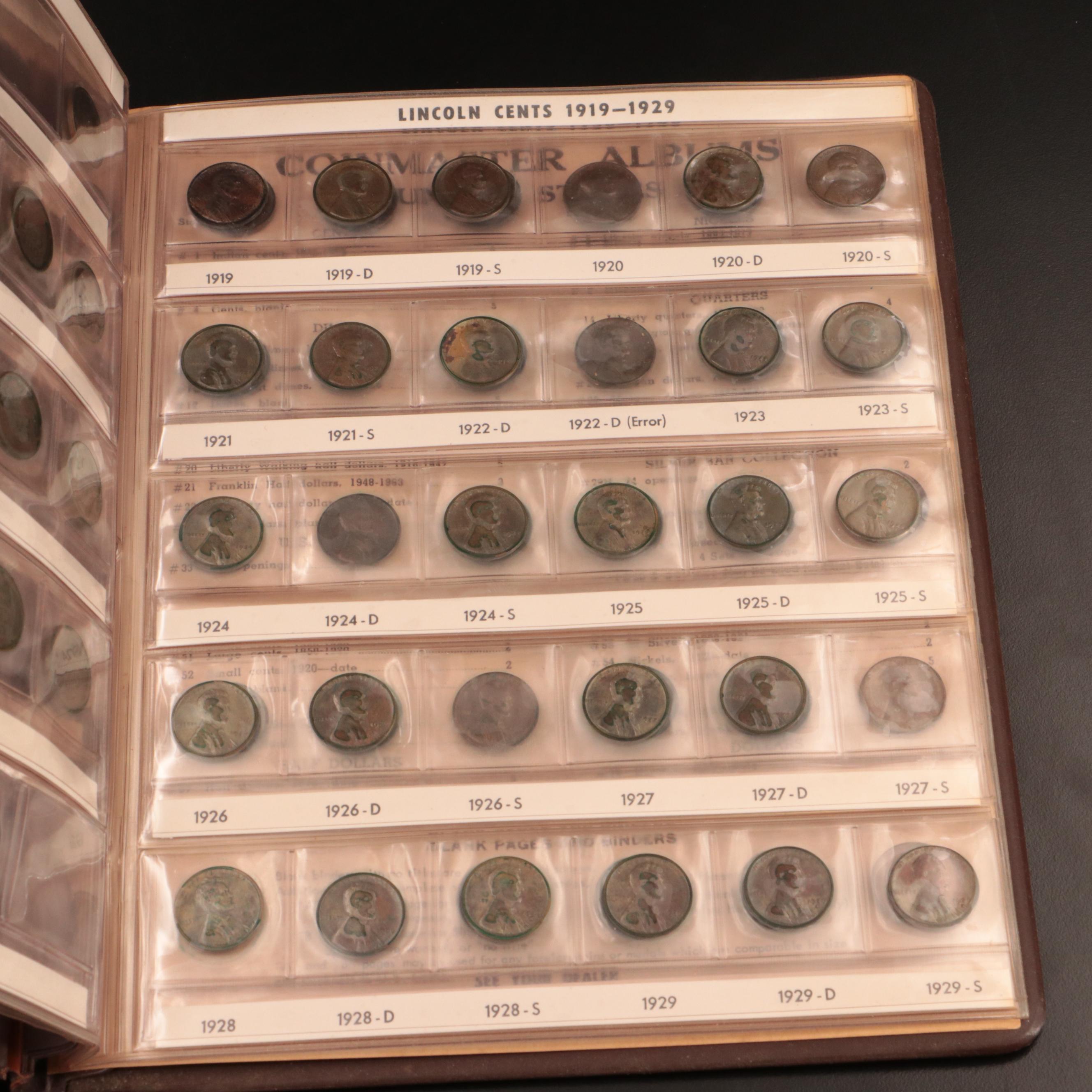 Two Binders of Lincoln Cents, 1909 to 1975