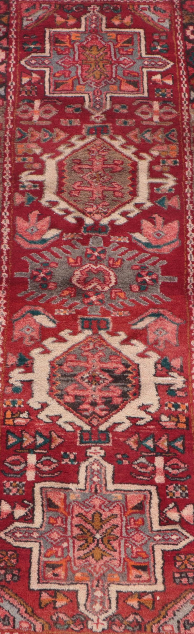 1'11 x 5'4 Hand-Knotted Persian Karaja Carpet Runner