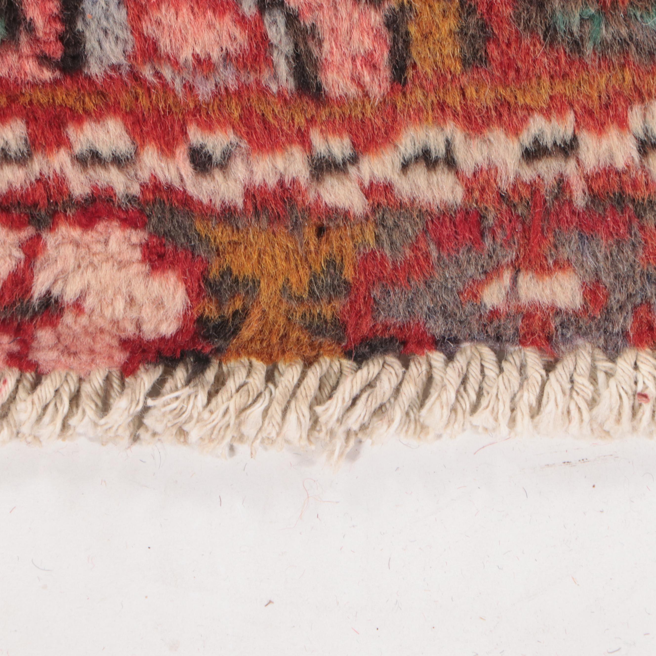 1'11 x 5'4 Hand-Knotted Persian Karaja Carpet Runner