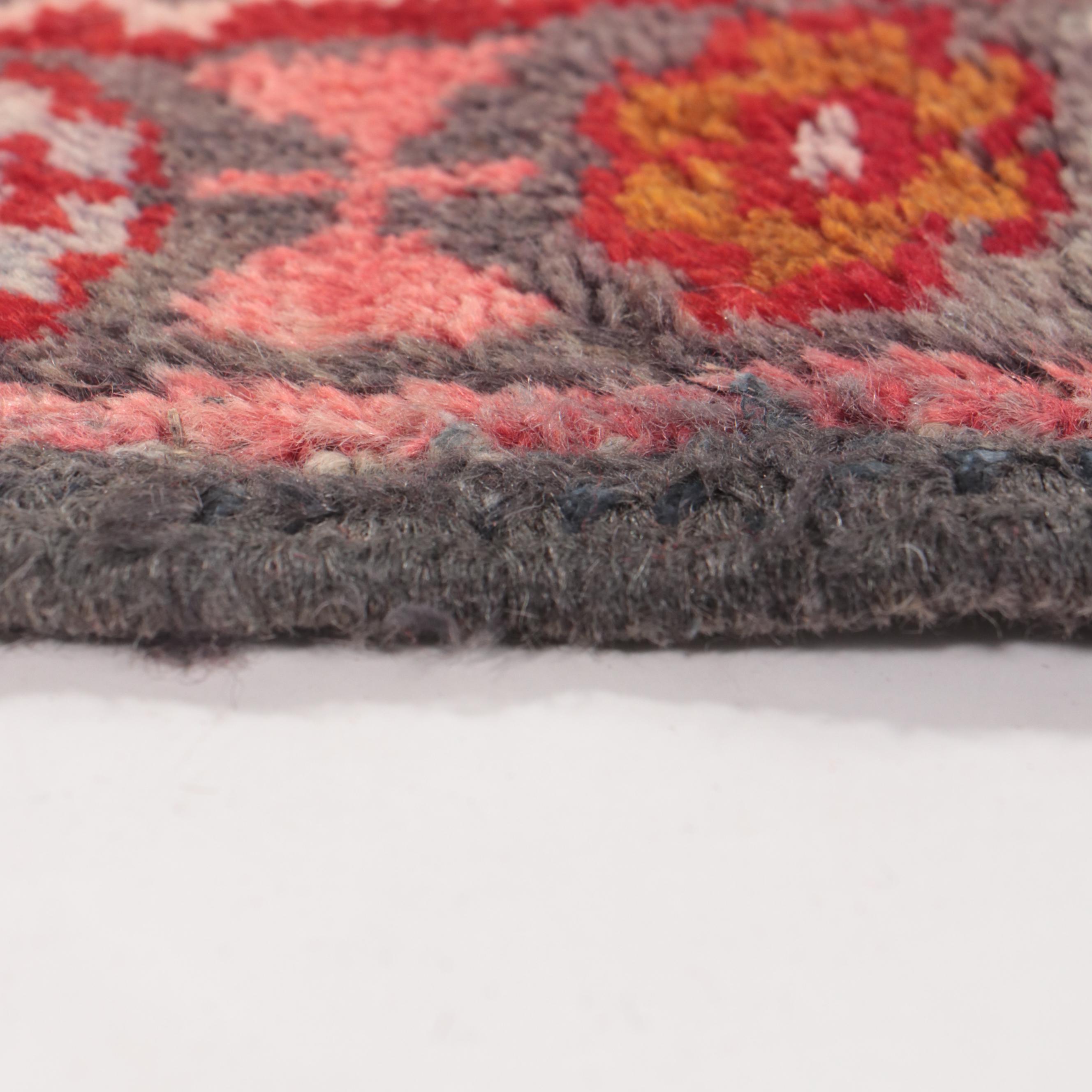 1'11 x 5'4 Hand-Knotted Persian Karaja Carpet Runner