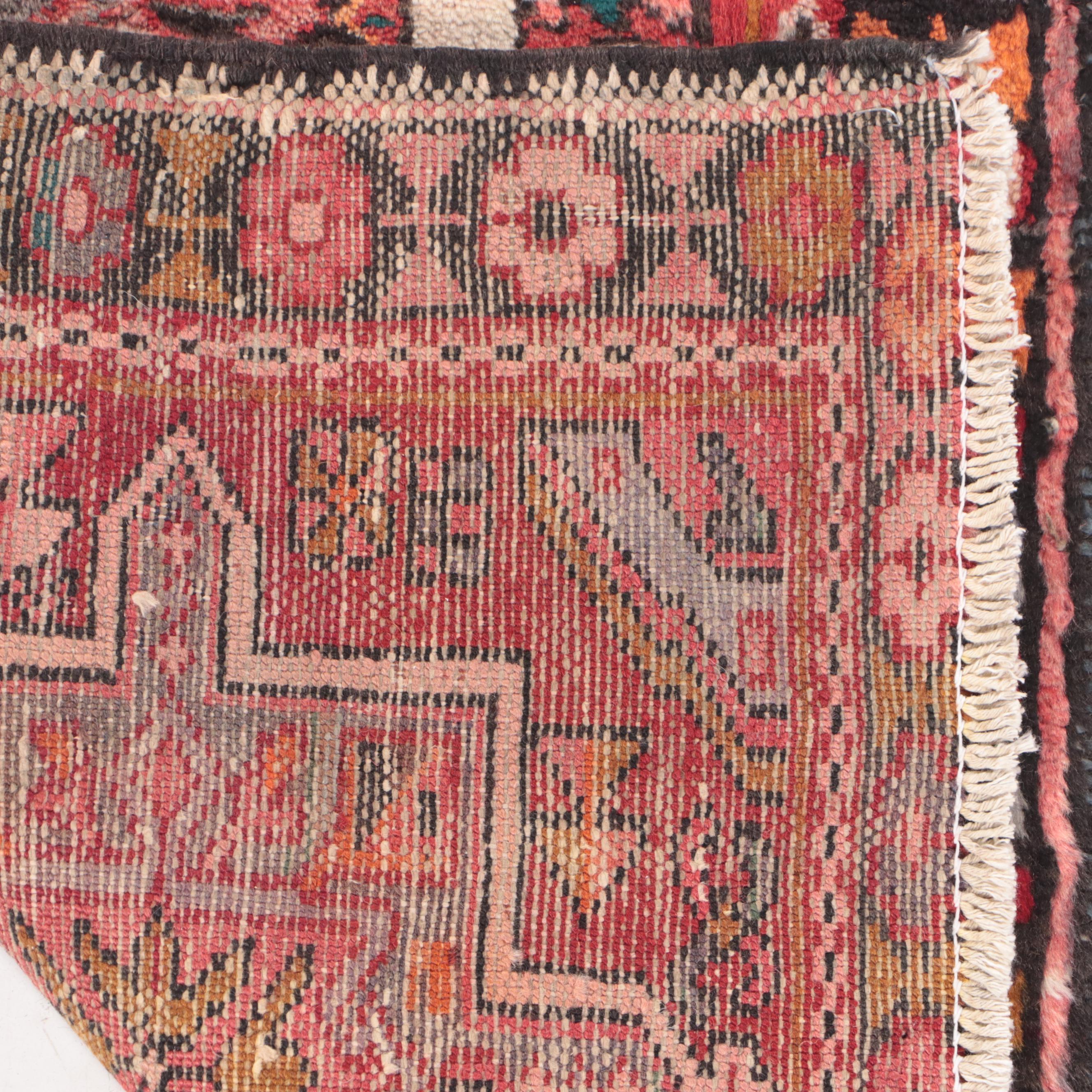 1'11 x 5'4 Hand-Knotted Persian Karaja Carpet Runner