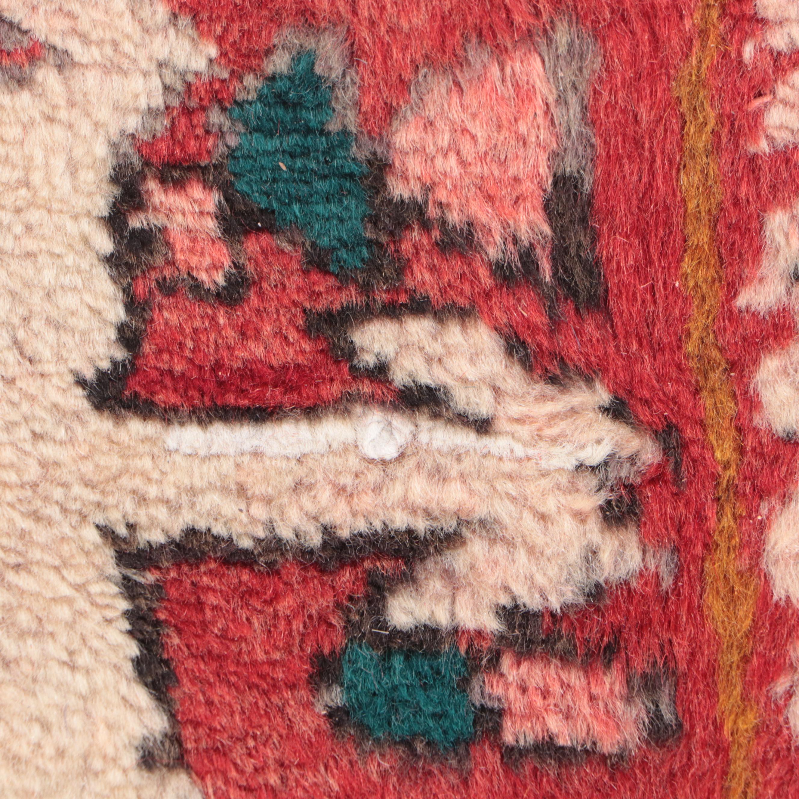 1'11 x 5'4 Hand-Knotted Persian Karaja Carpet Runner