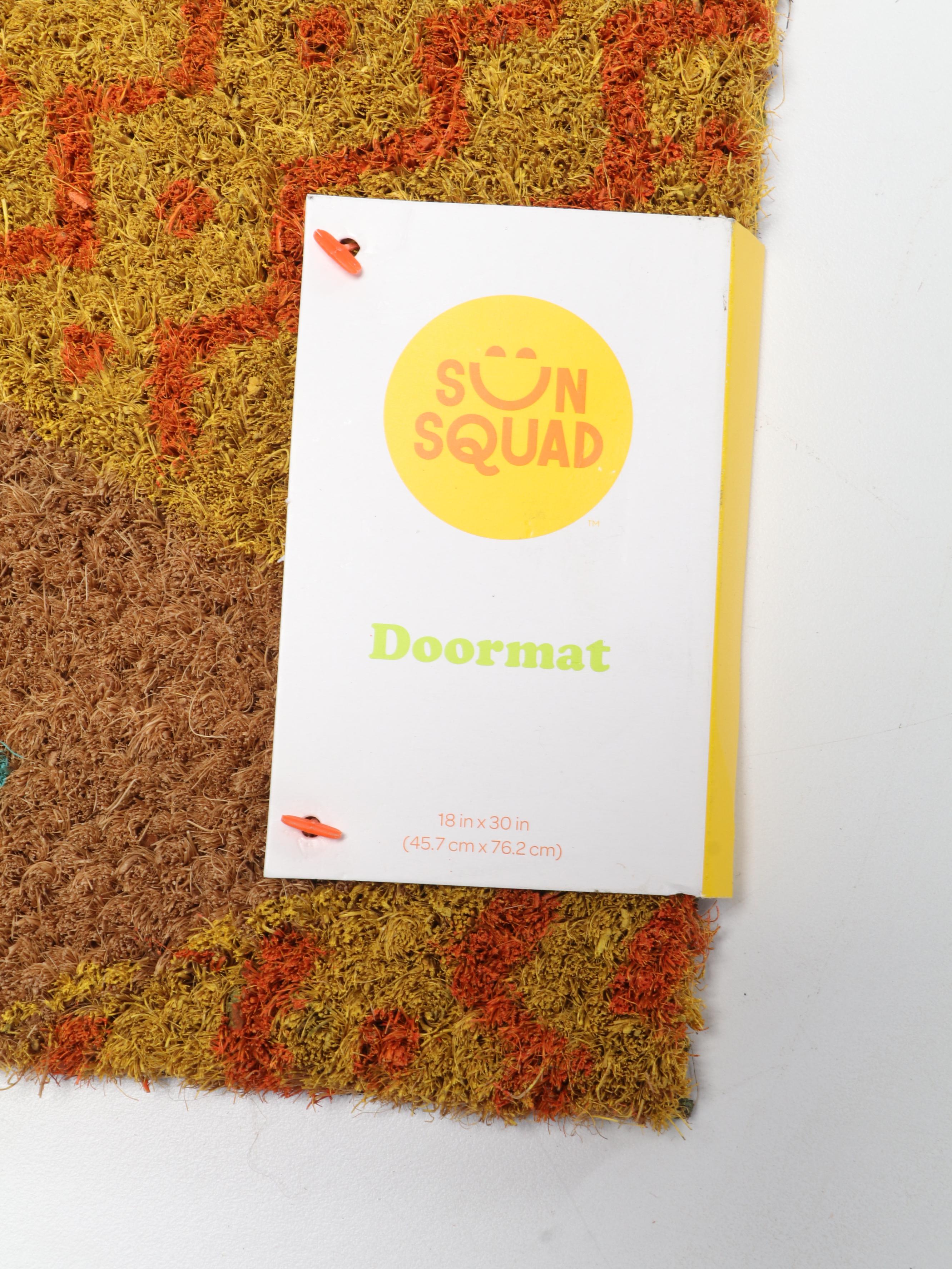 Sun Squad Pineapple Print Doormat