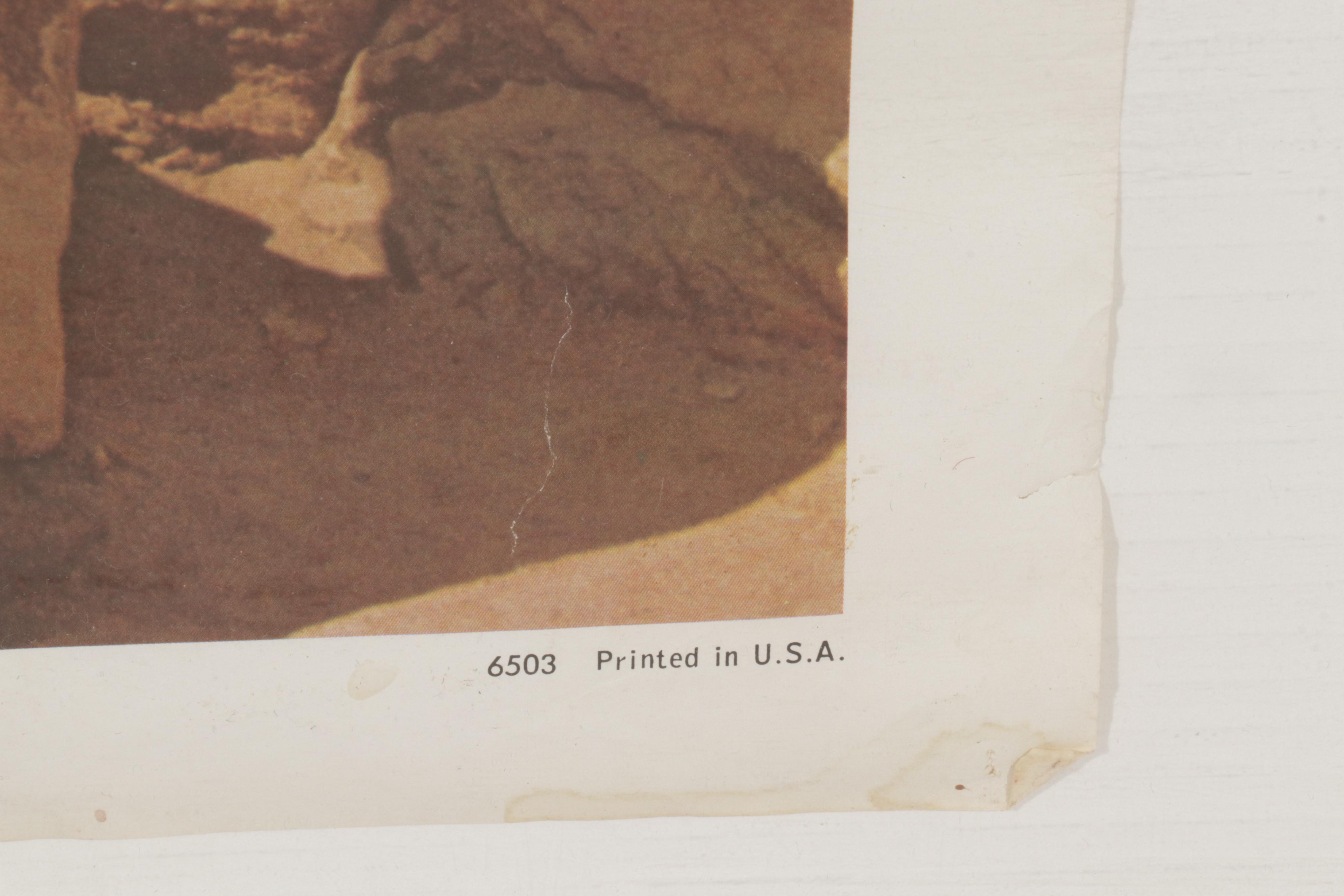 Trans World Airlines Offset Lithograph Posters "Egypt" and "Italy," 1973