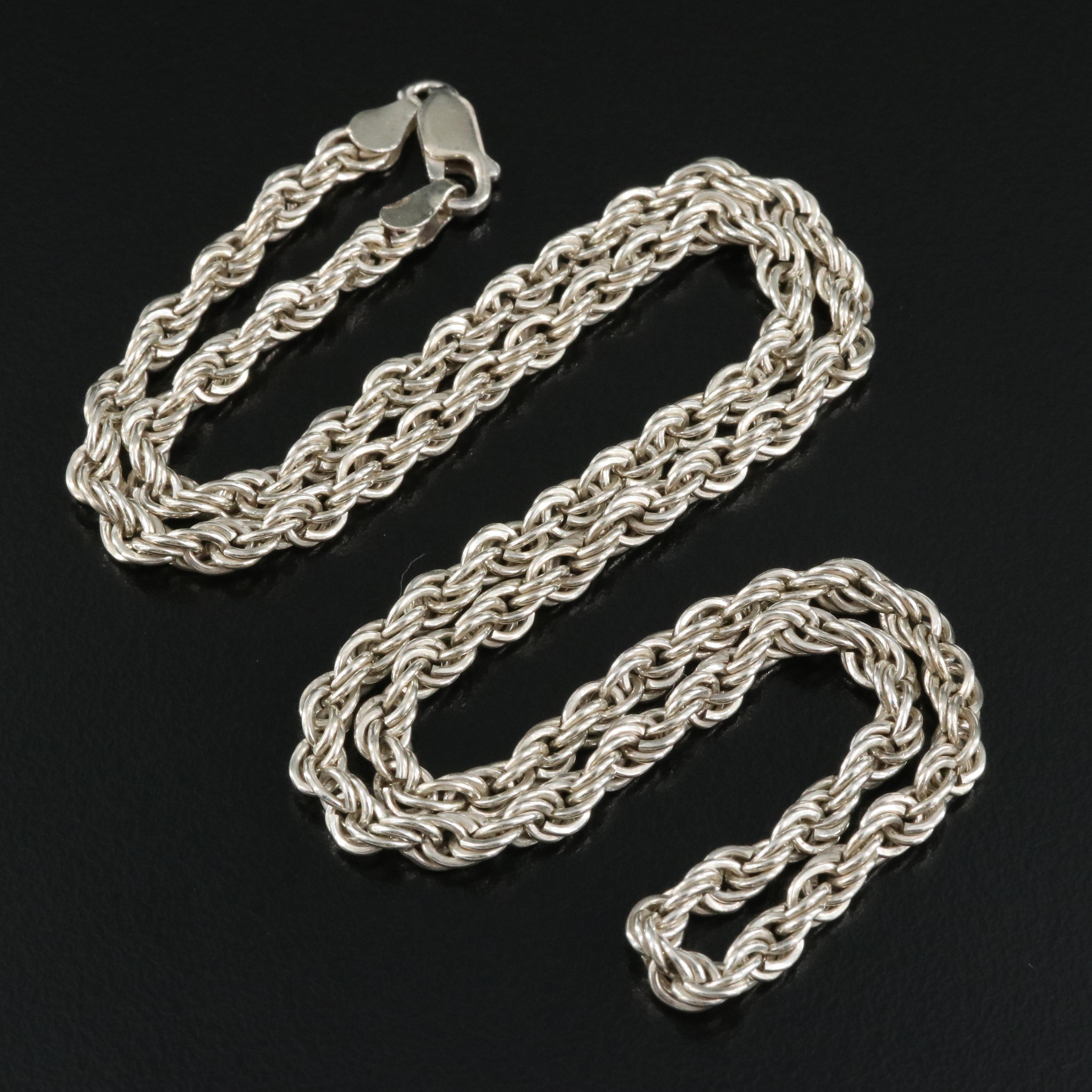 Sterling Rope Chain