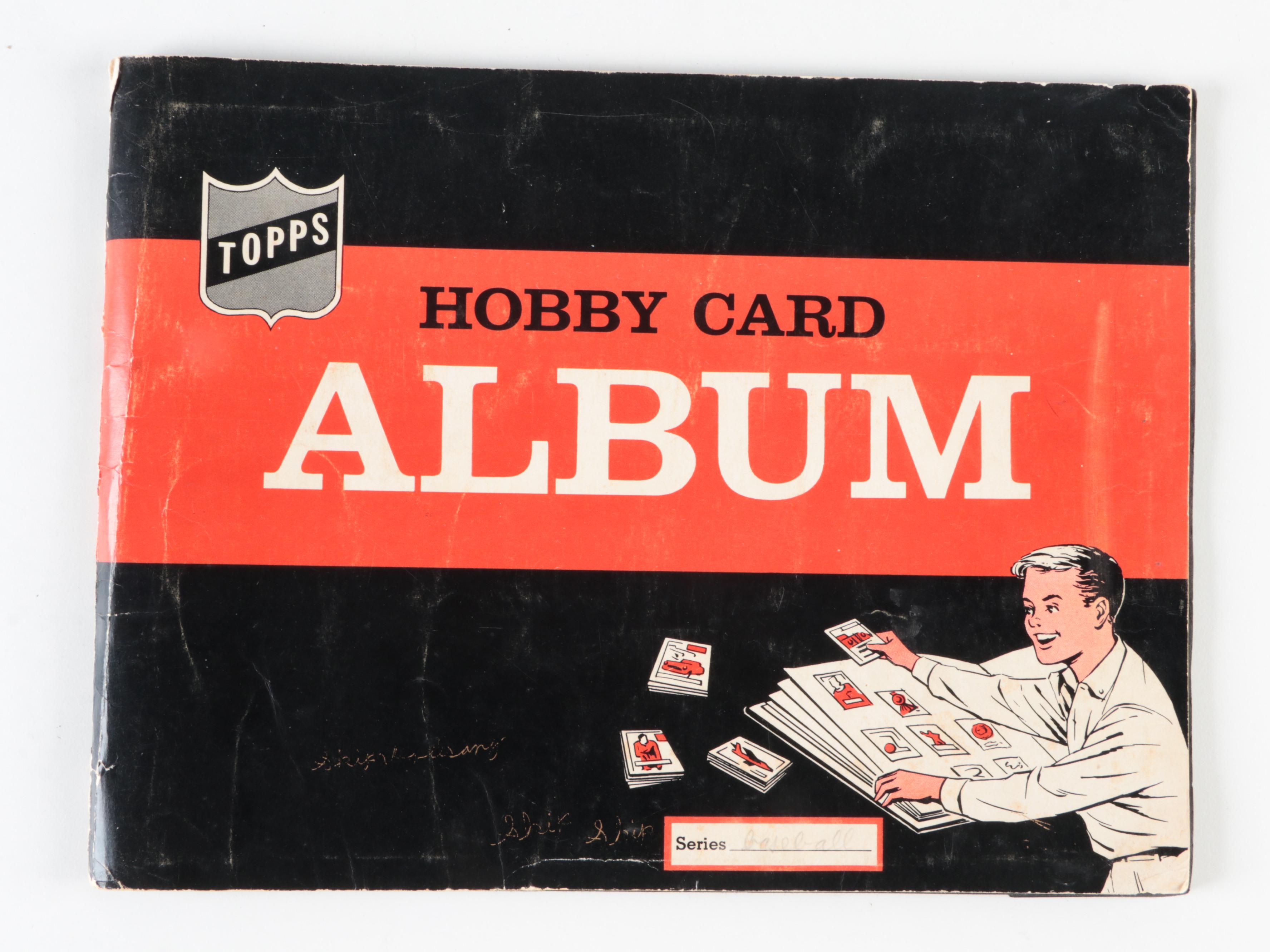 Topps Baseball Stamps and Hobby Card Albums with Mays, Aaron, More, 1960s–1970s